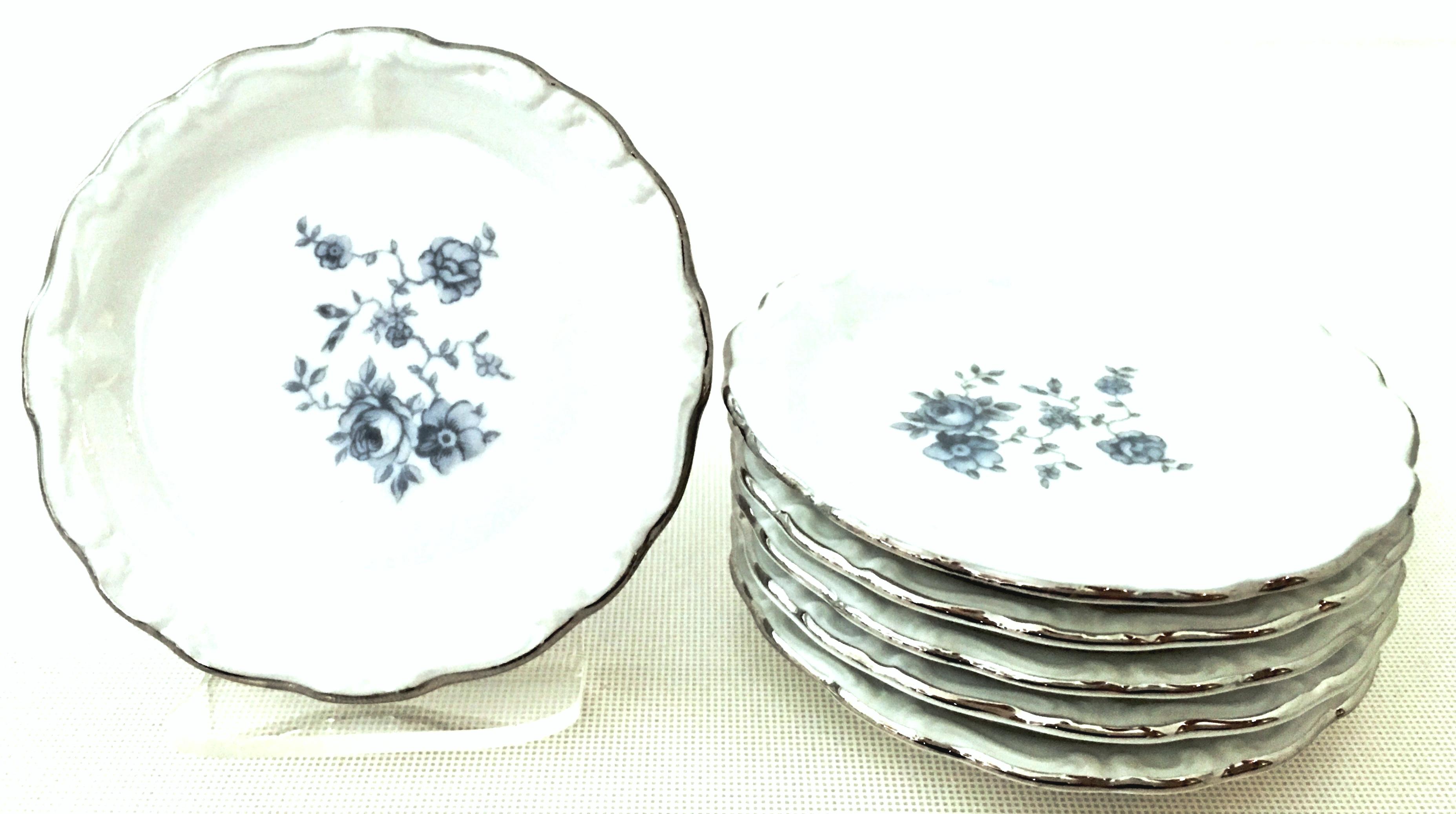 20th Century German Porcelain and Platinum Dinnerware Set of 21 by ...