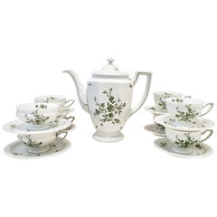 20th Century German Porcelain Tea Set "Maria" S/18 By Rosenthal