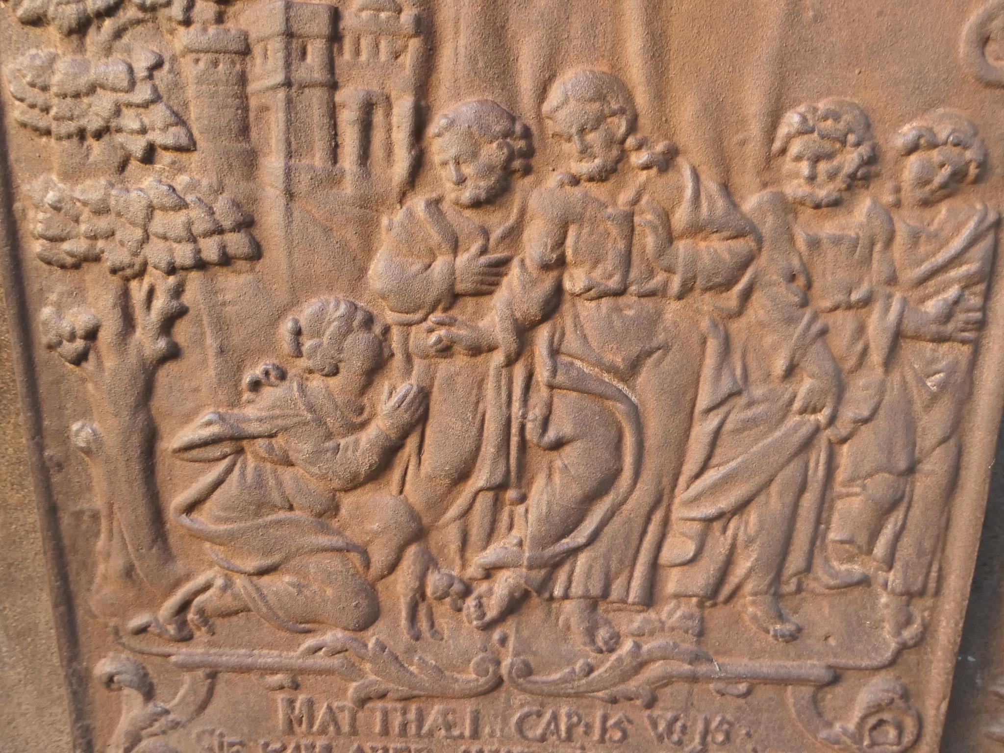 Deutsches „religiöses Thema“ des 20. Jahrhunderts Kaminsims / Backsplash im Angebot 4