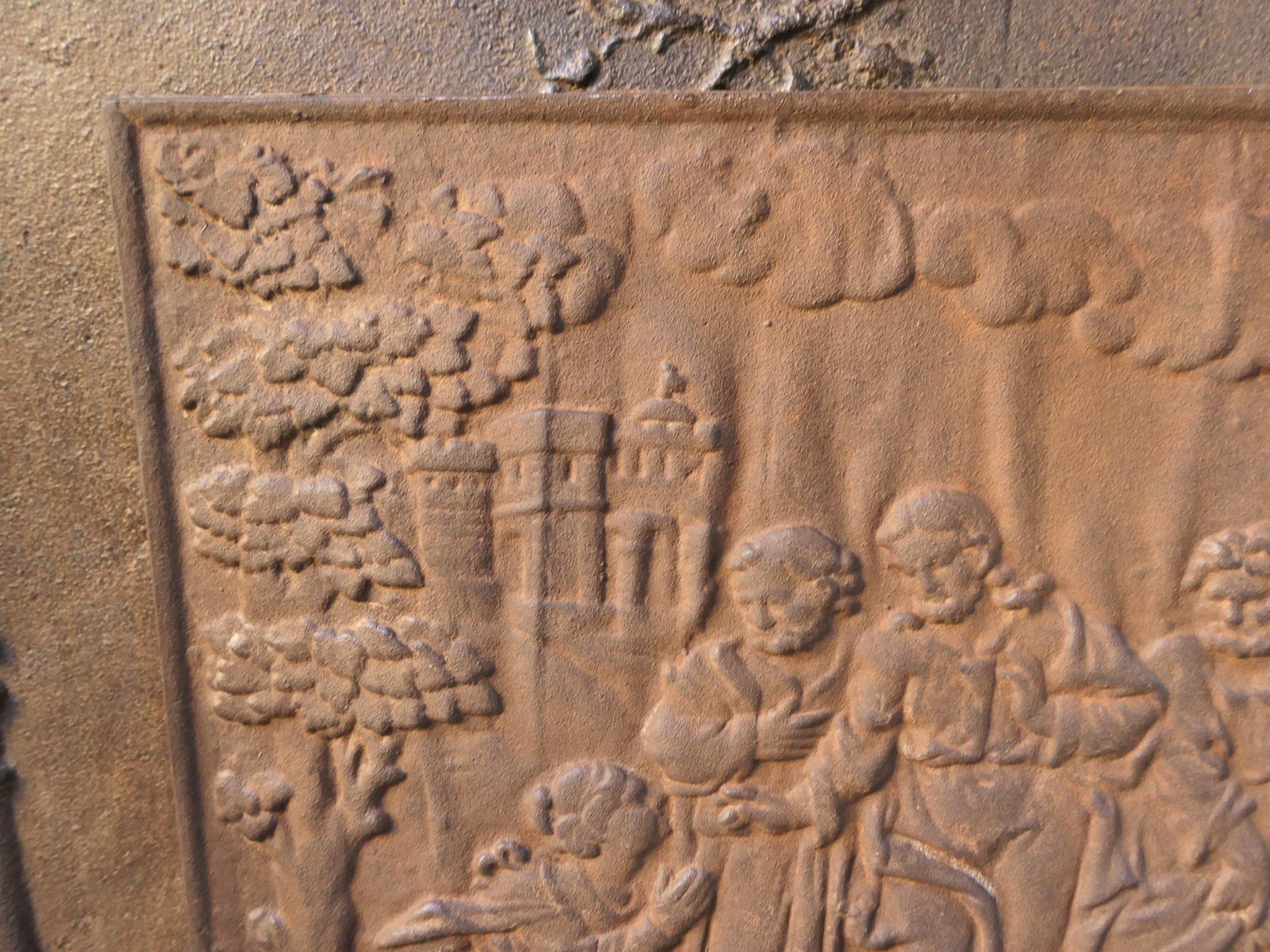 Deutsches „religiöses Thema“ des 20. Jahrhunderts Kaminsims / Backsplash im Angebot 3