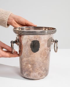 20th Century German Silver Plated Champagne Bucket, Antique Serveware