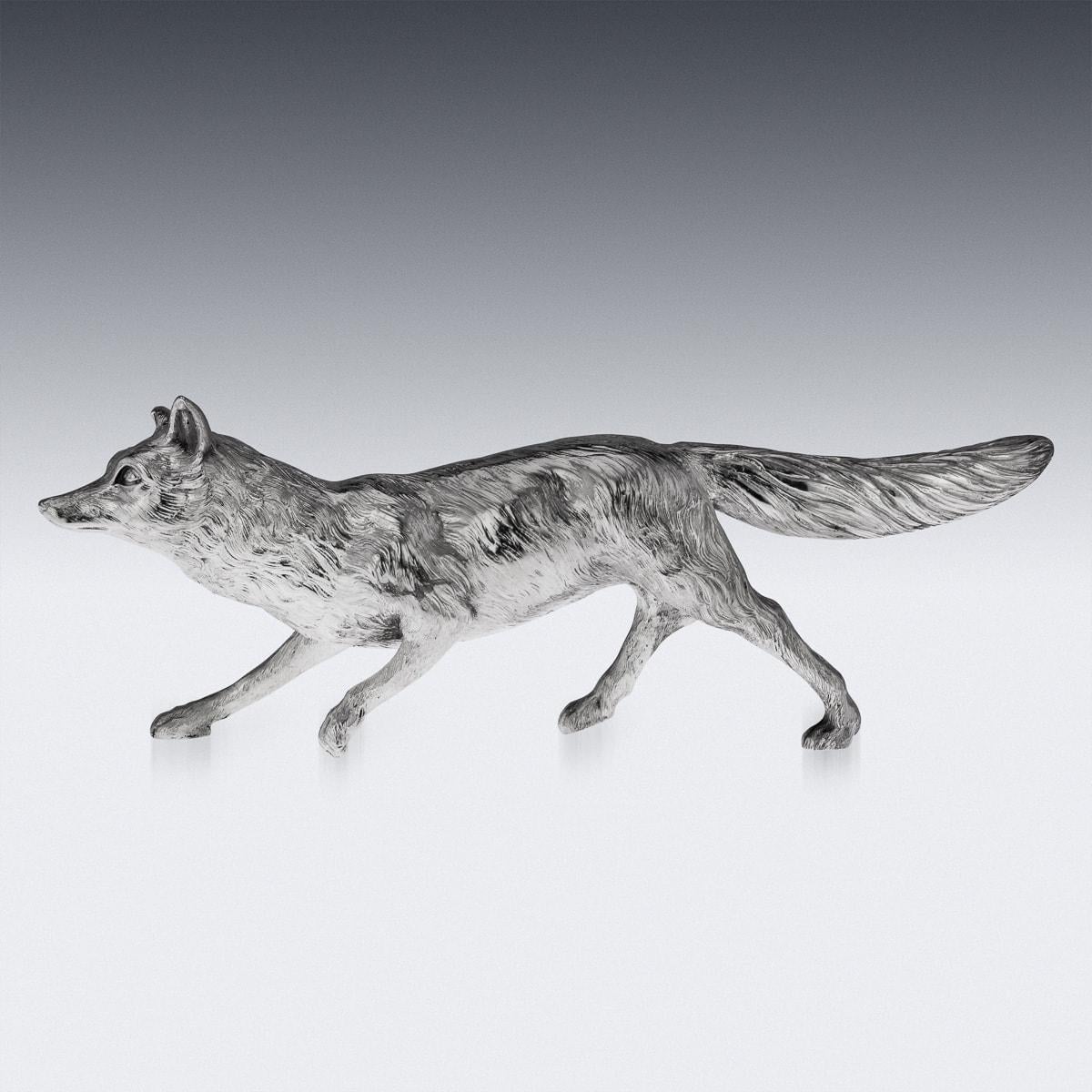 silver fox ornament