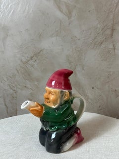 20th century German Vintage Porcelain Garden Gnome, 1950s