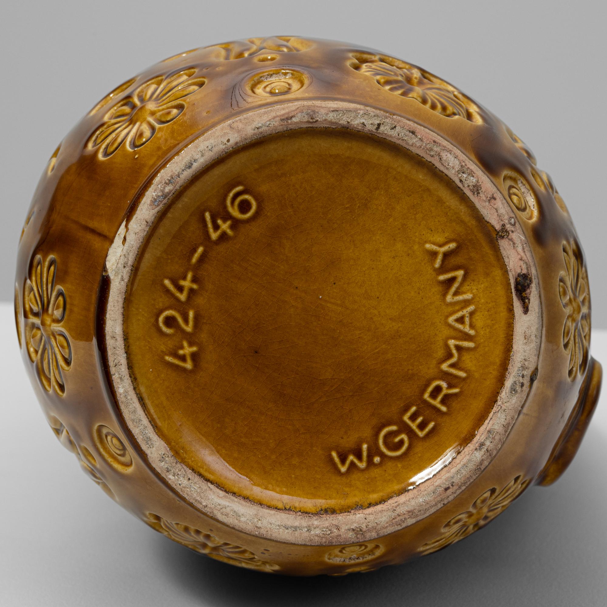 Vaso in ceramica tedesco del XX secolo 