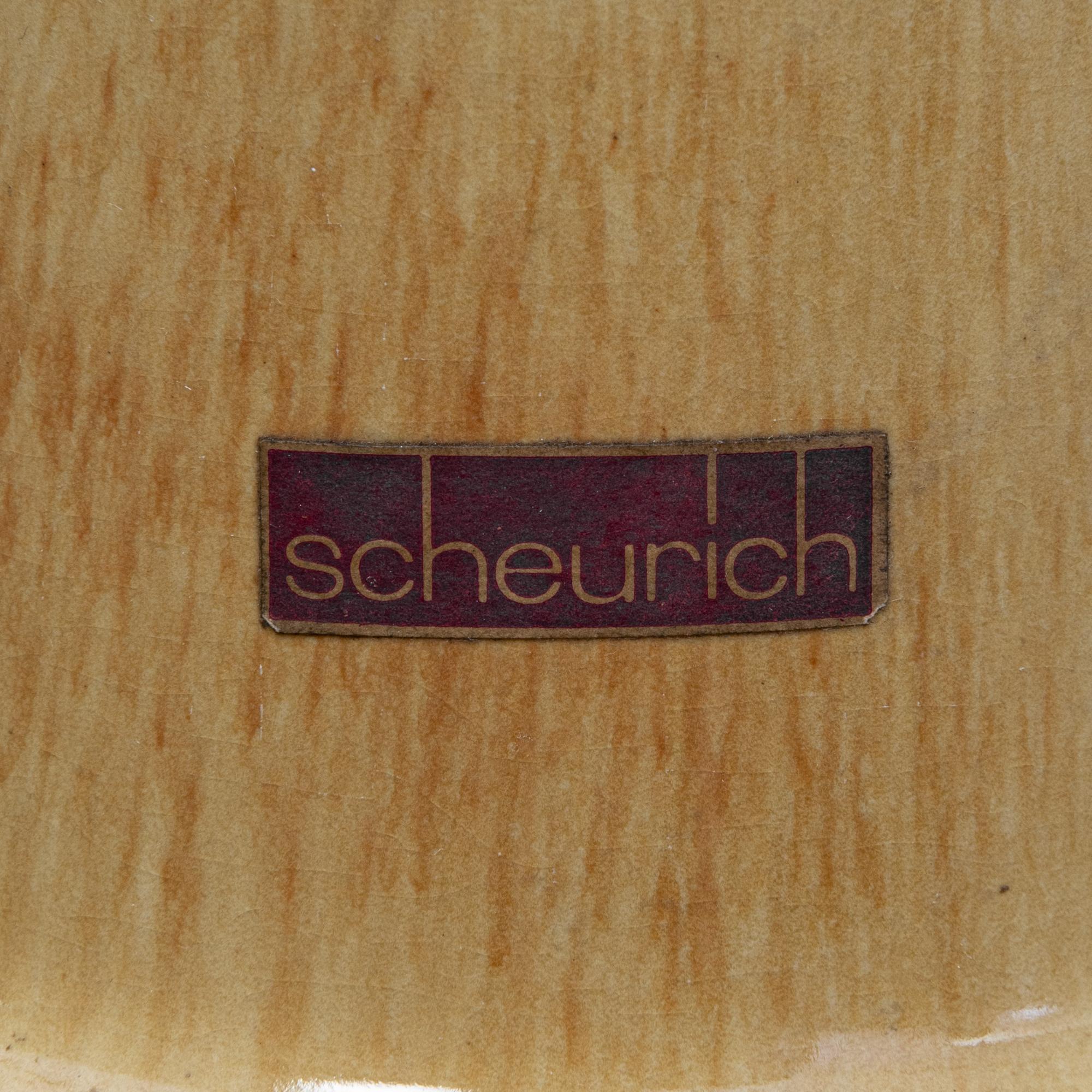 Jarrón de cerámica alemán del siglo XX 'W. Alemania