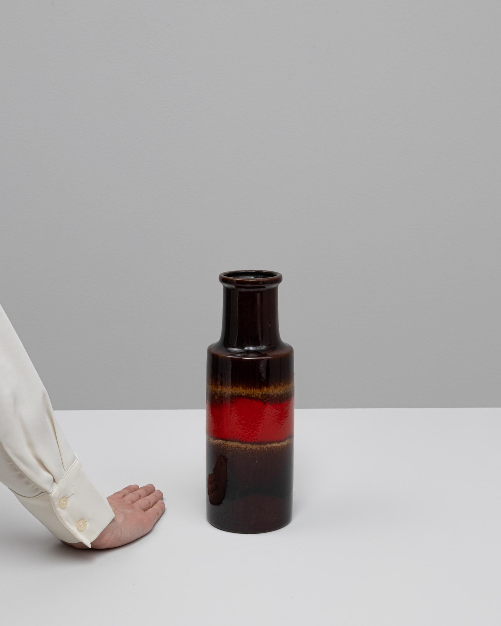 Allemand Vase en céramique allemande du 20e siècle 