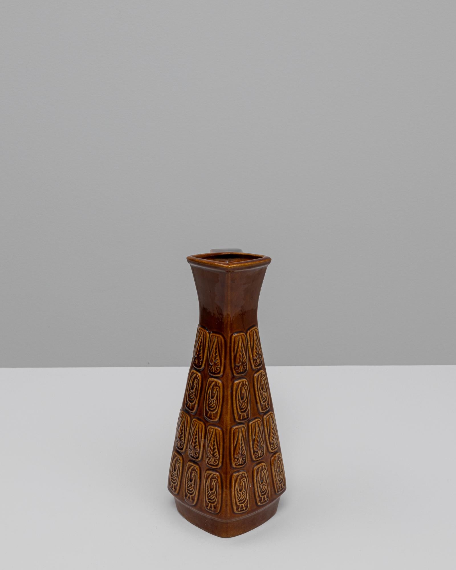 Jarrón de cerámica alemán del siglo XX 