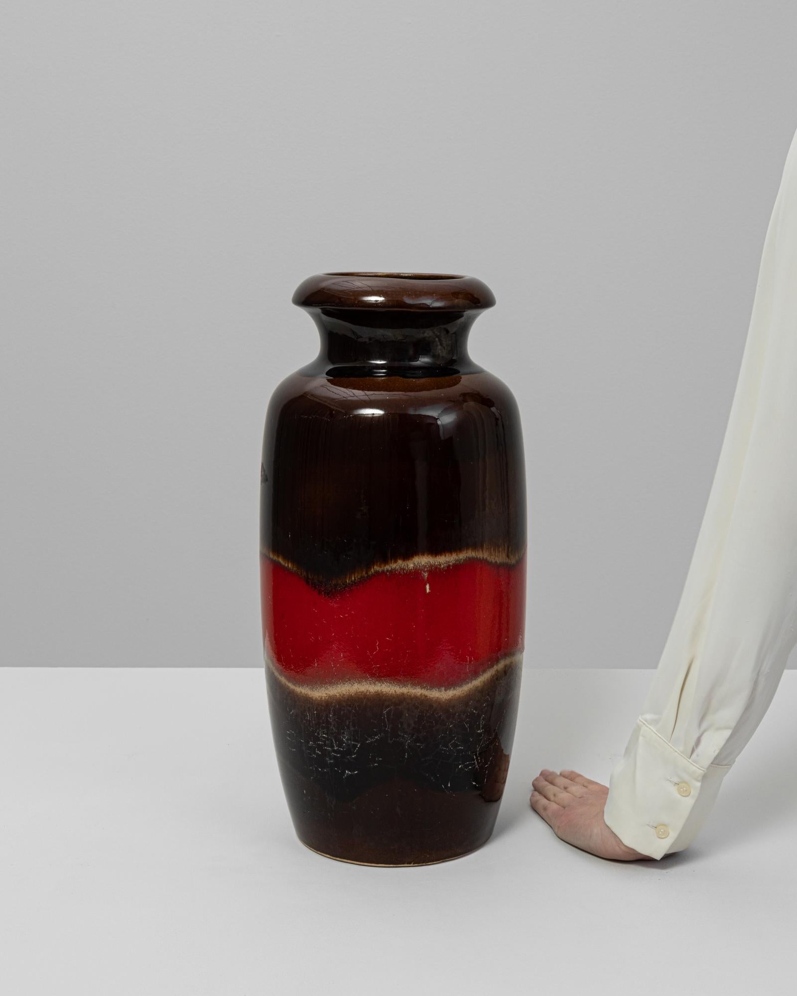 Allemand Vase en céramique allemande du 20e siècle 