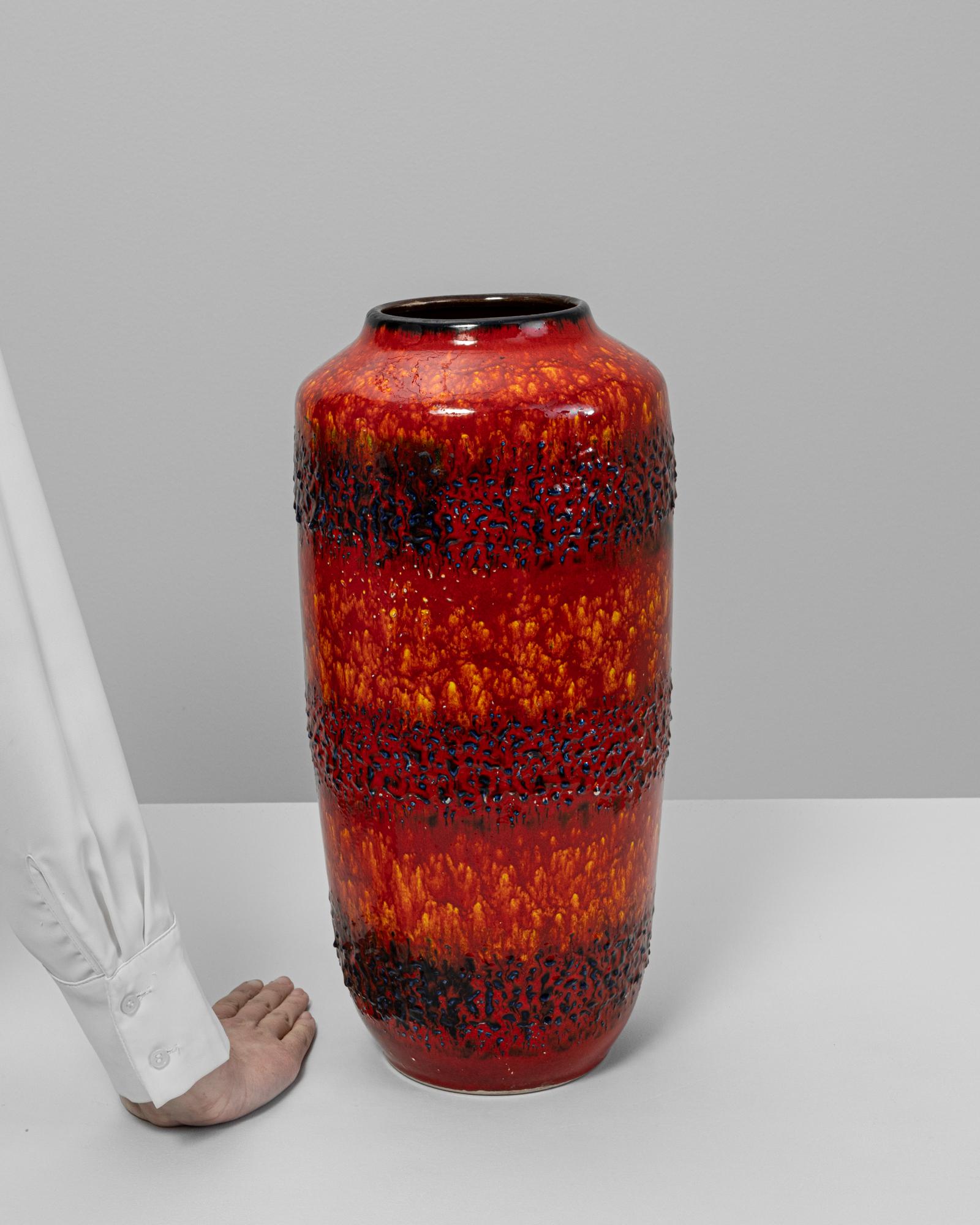 Allemand Vase en céramique allemande du 20e siècle 