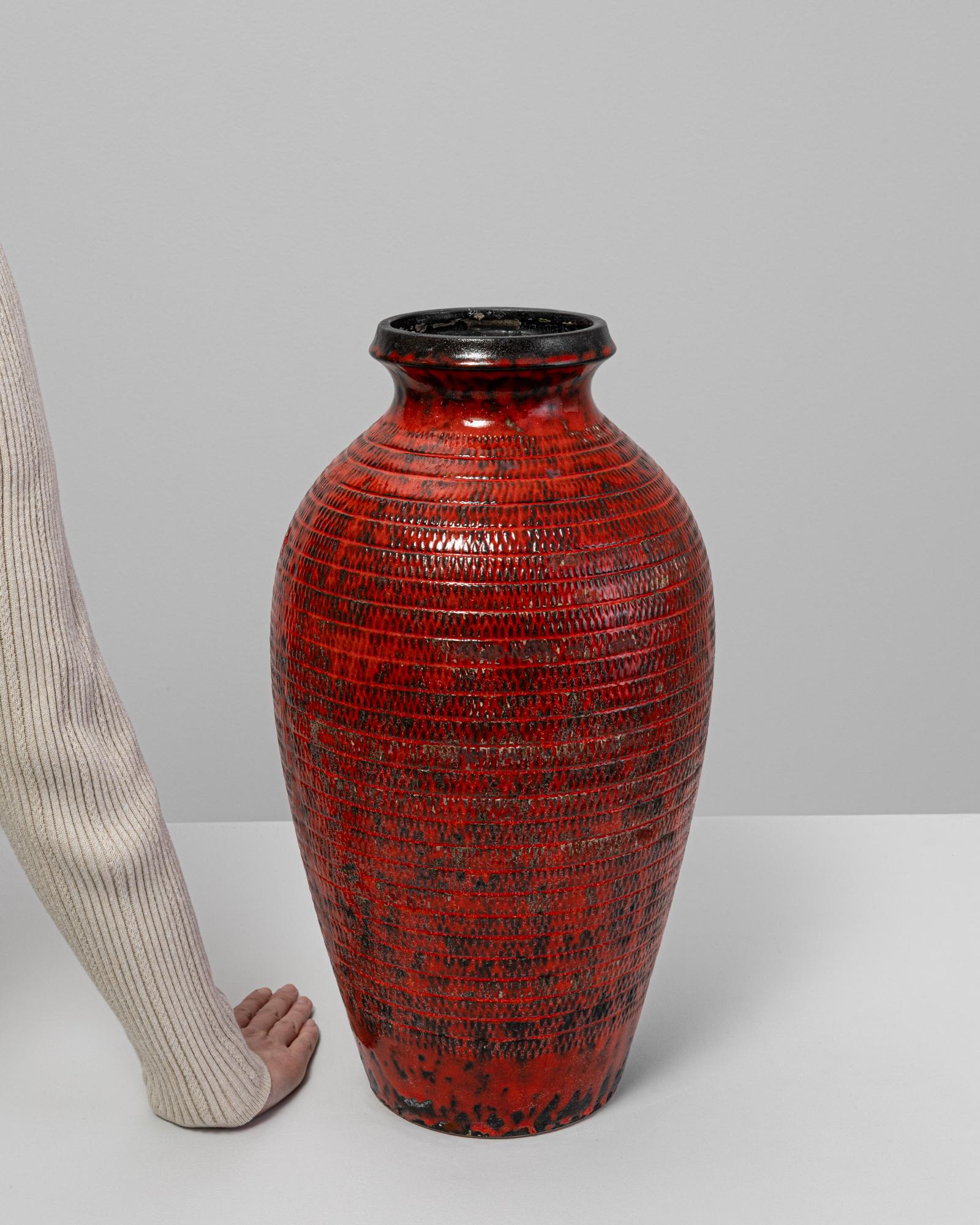 Allemand Vase en céramique allemande du 20e siècle 