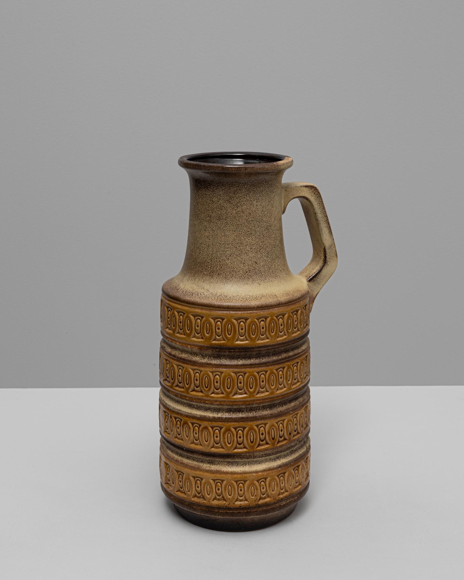 Allemand Vase en céramique allemande du 20e siècle 