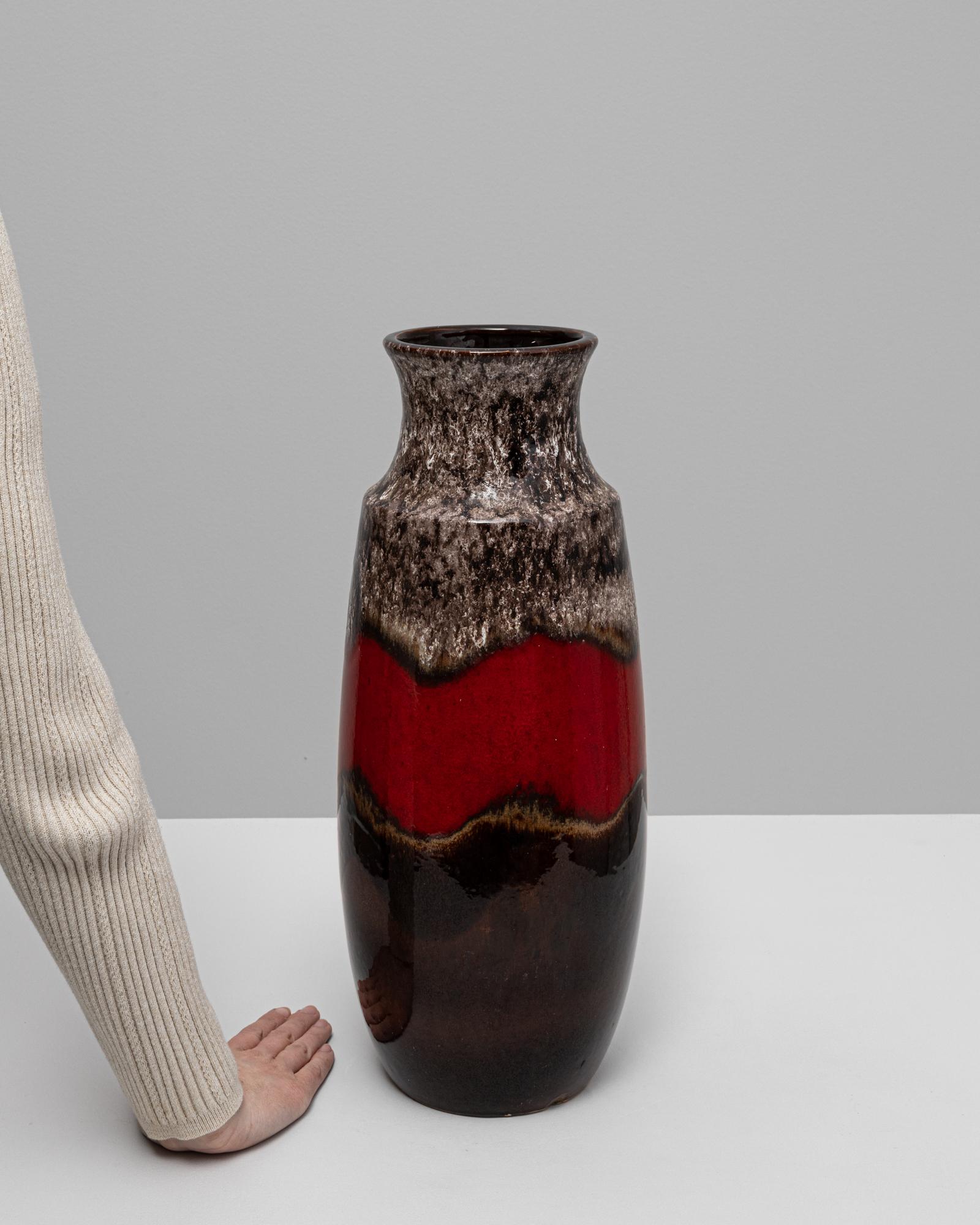 Allemand Vase en céramique allemande du 20e siècle 