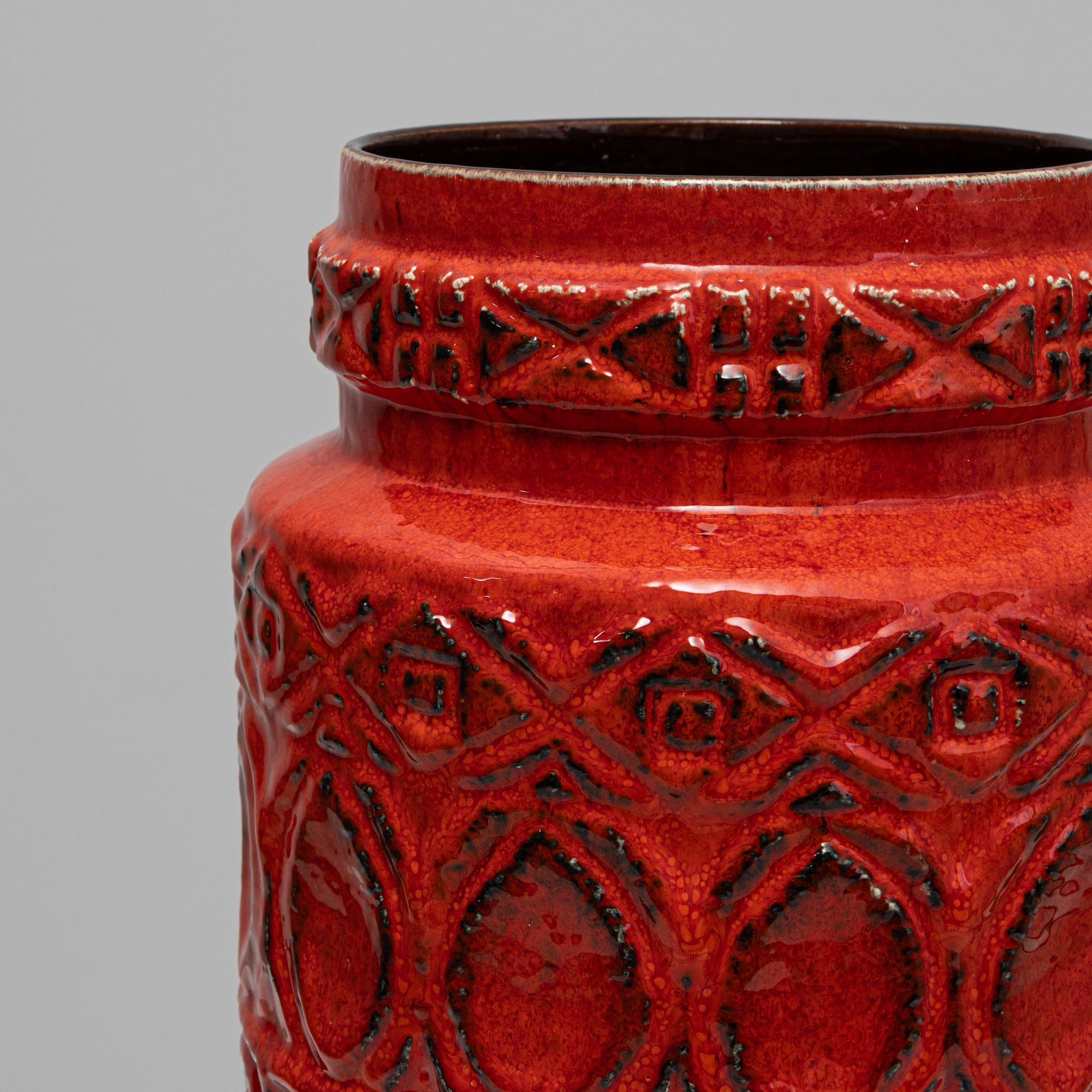 Allemand Vase en céramique allemande du 20e siècle 