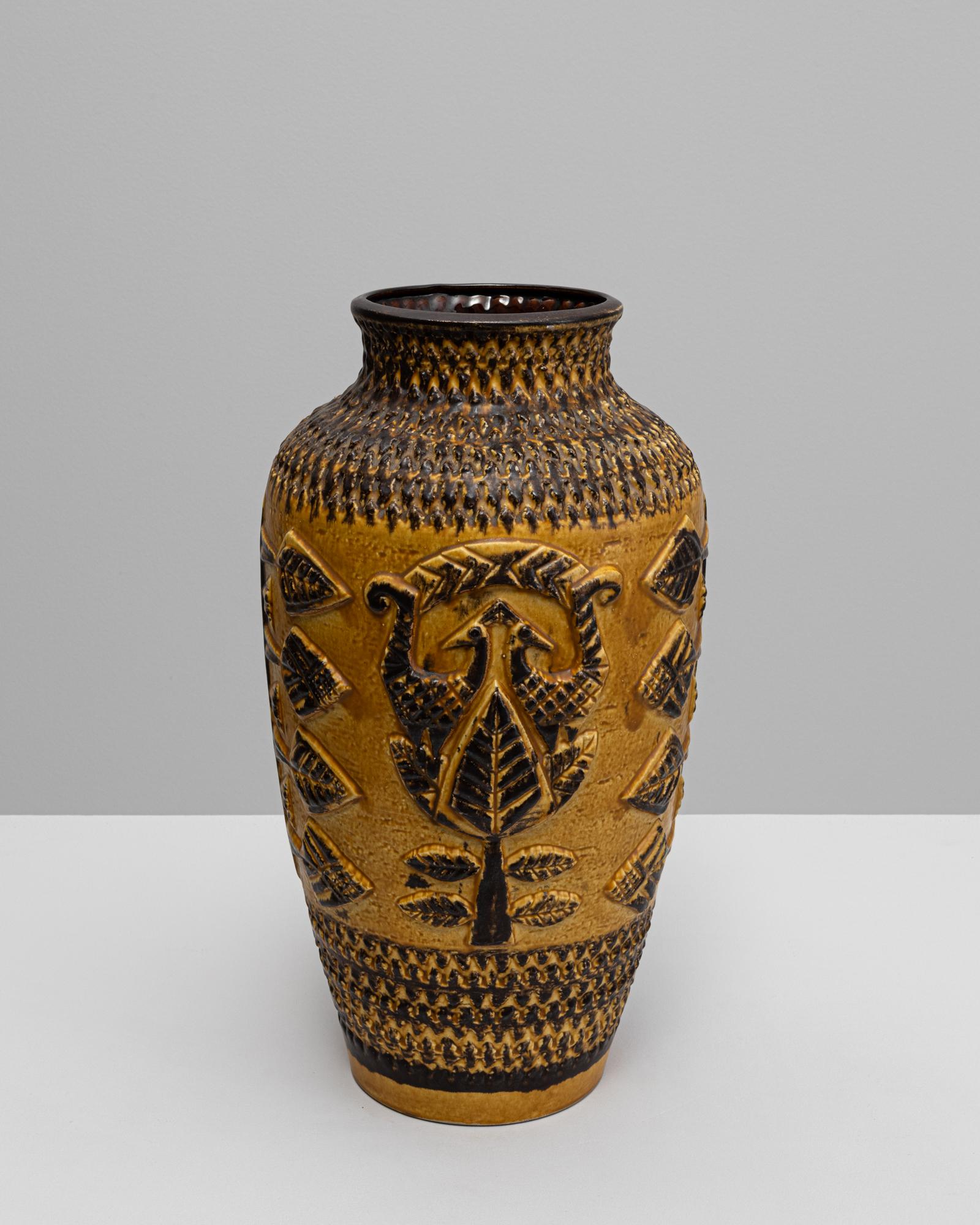 Vaso in ceramica tedesco del XX secolo 