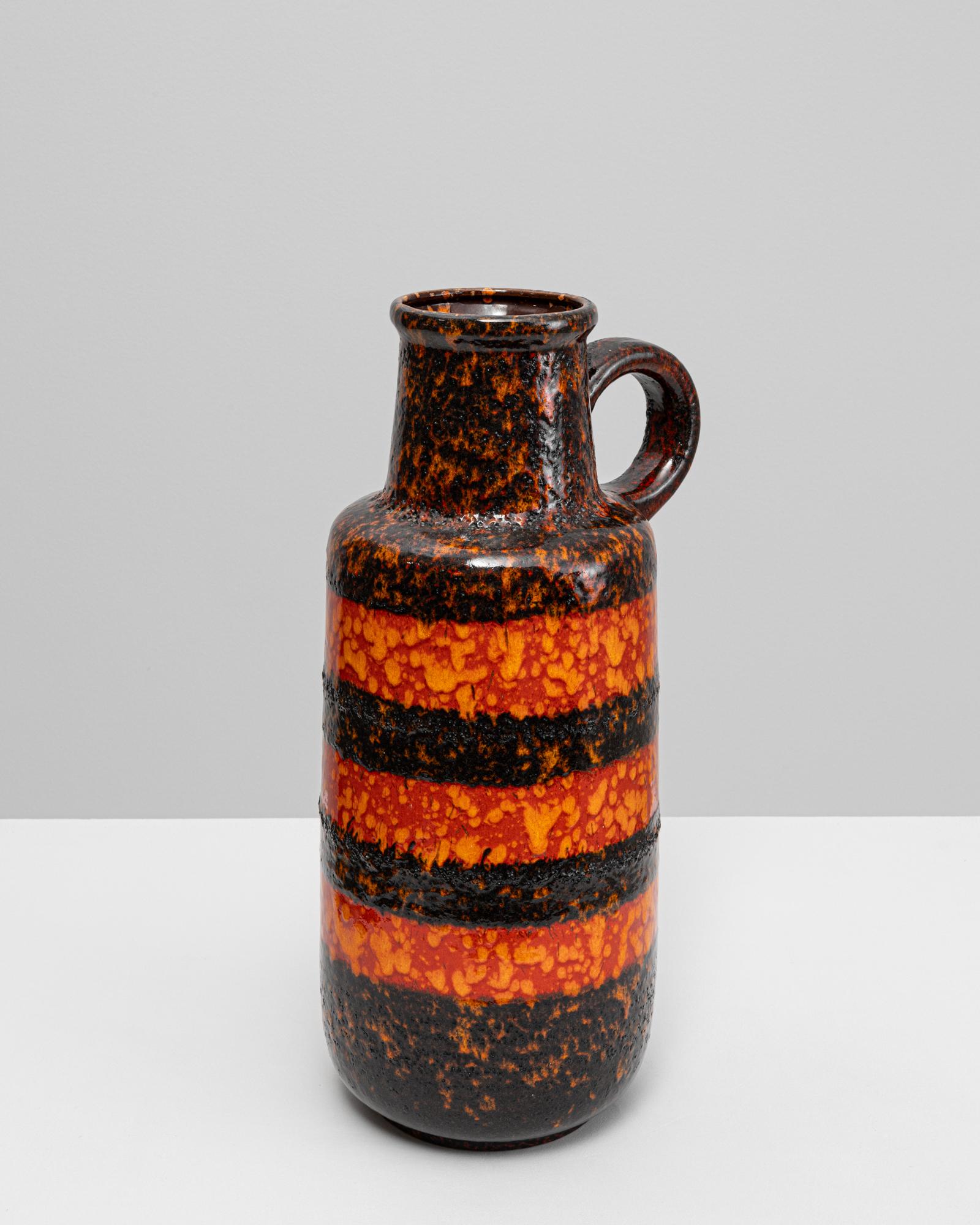 Vaso in ceramica tedesco del XX secolo 