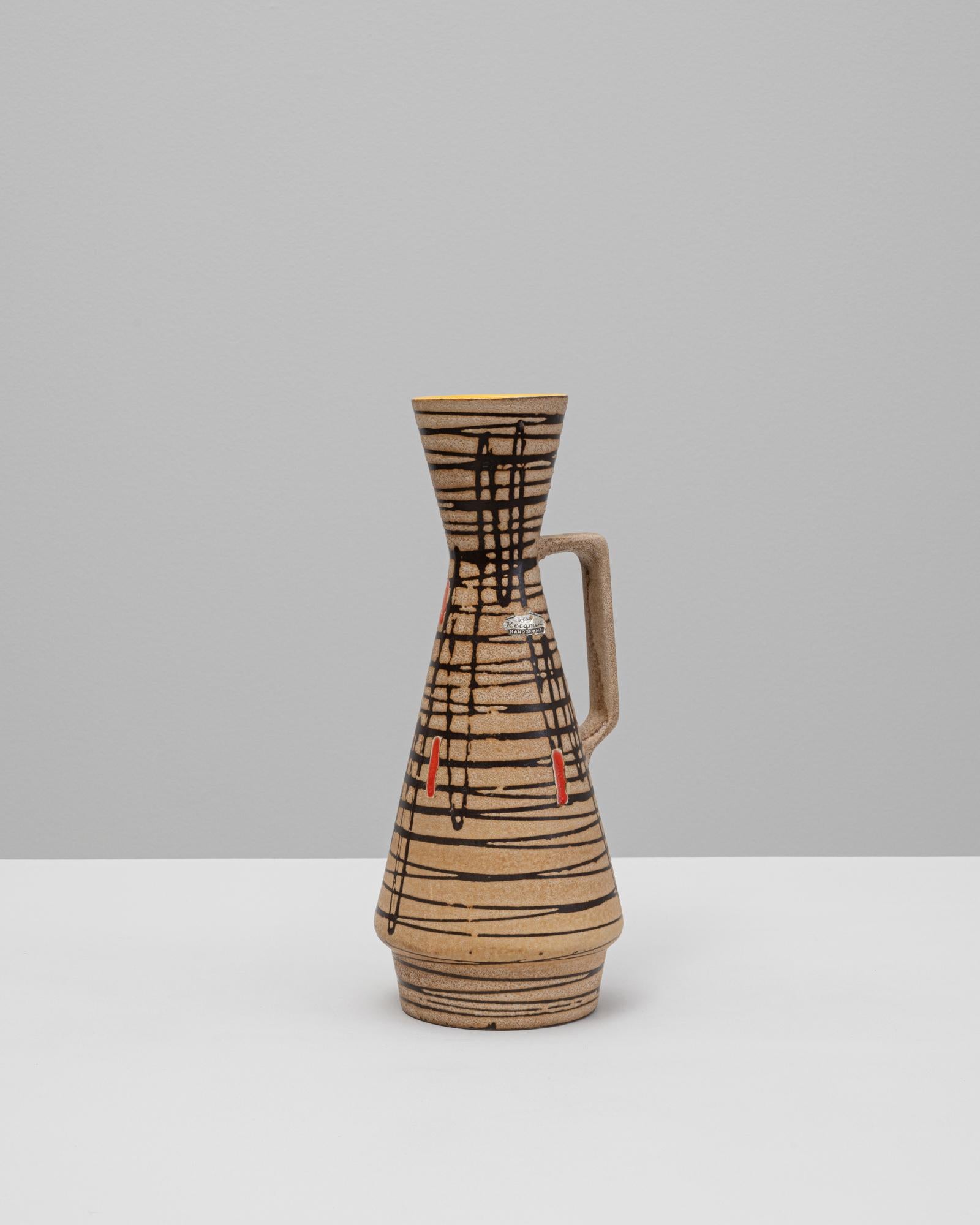 Vase en céramique allemande du 20e siècle 