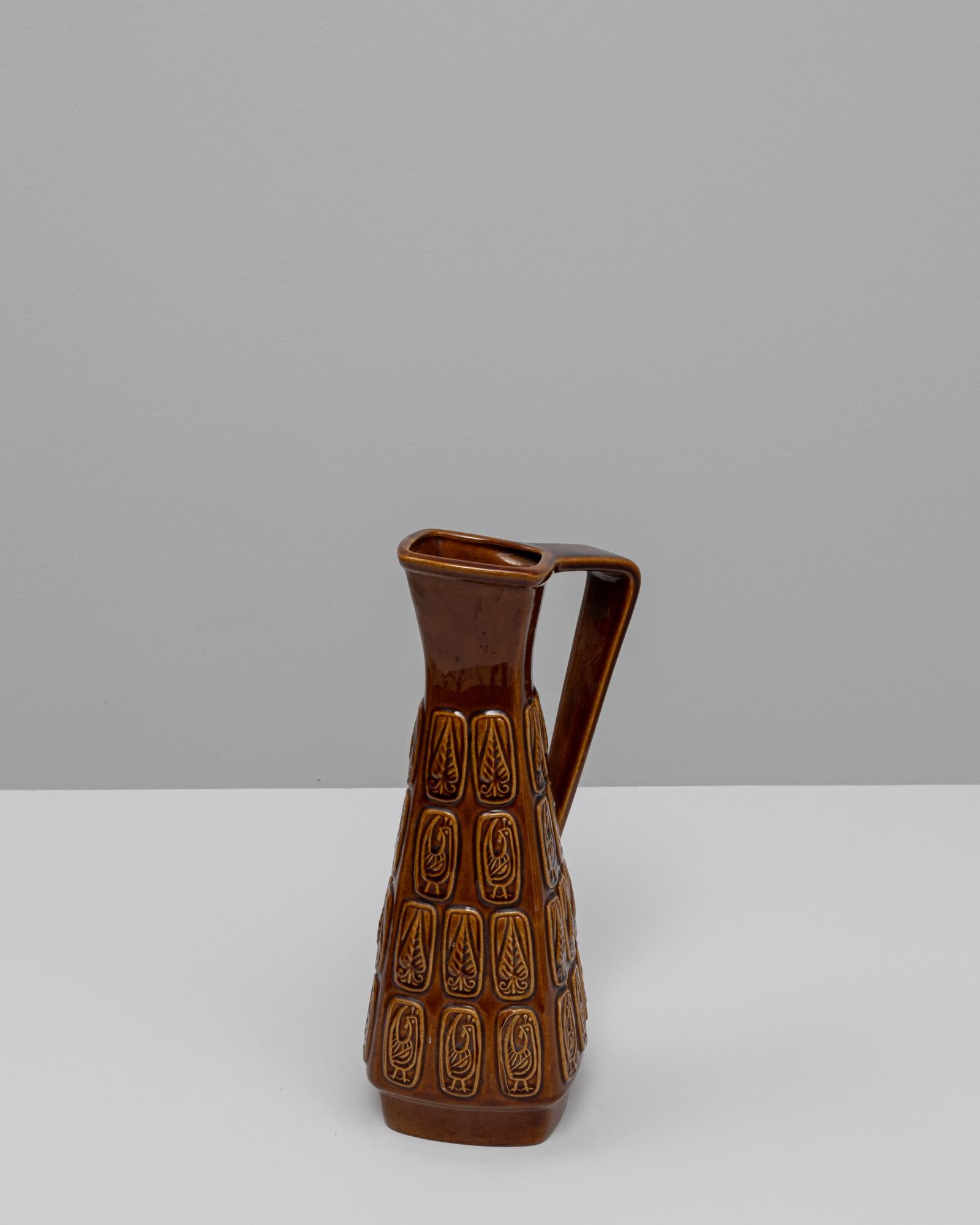 Jarrón de cerámica alemán del siglo XX 