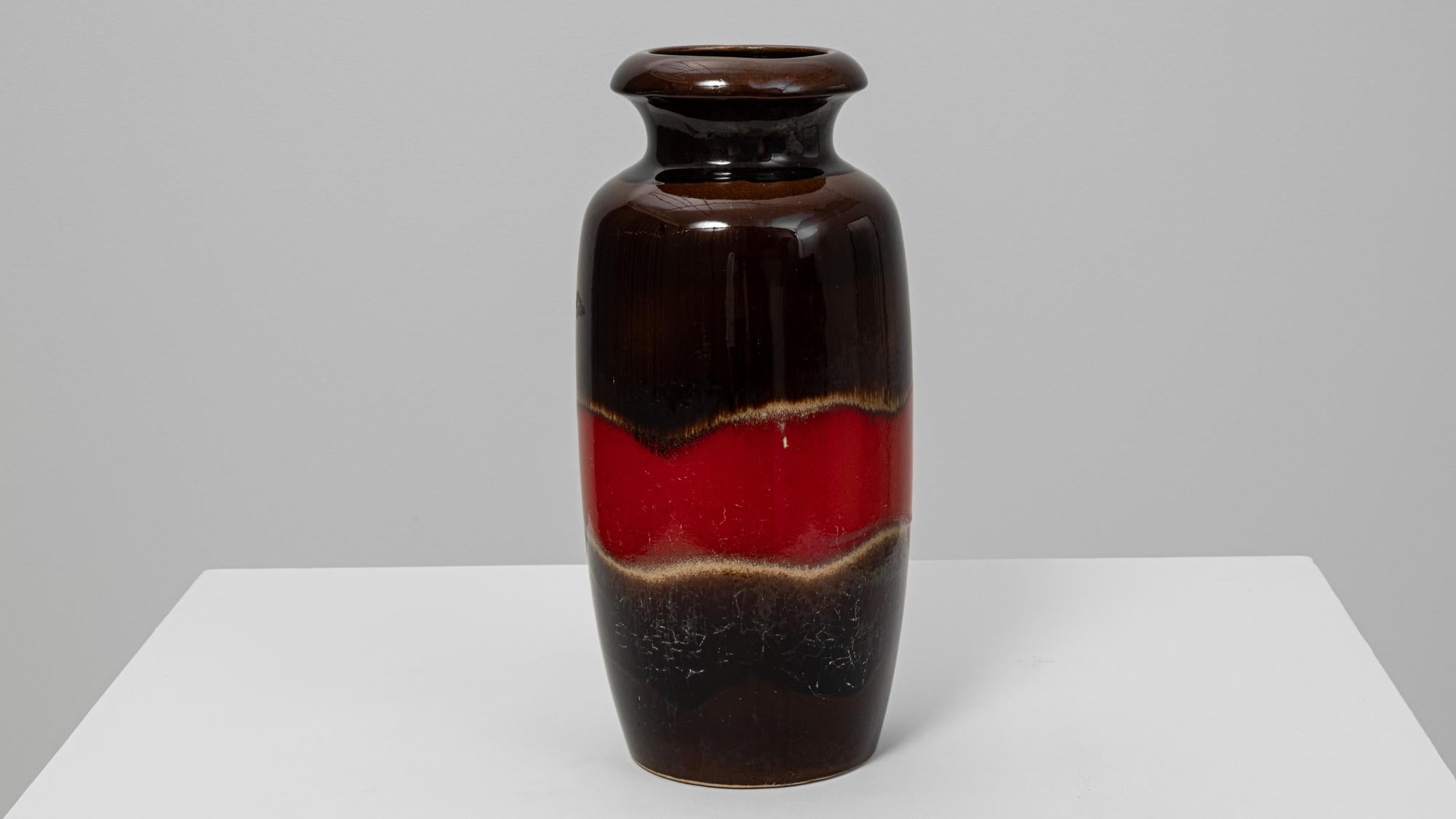 20ième siècle Vase en céramique allemande du 20e siècle 