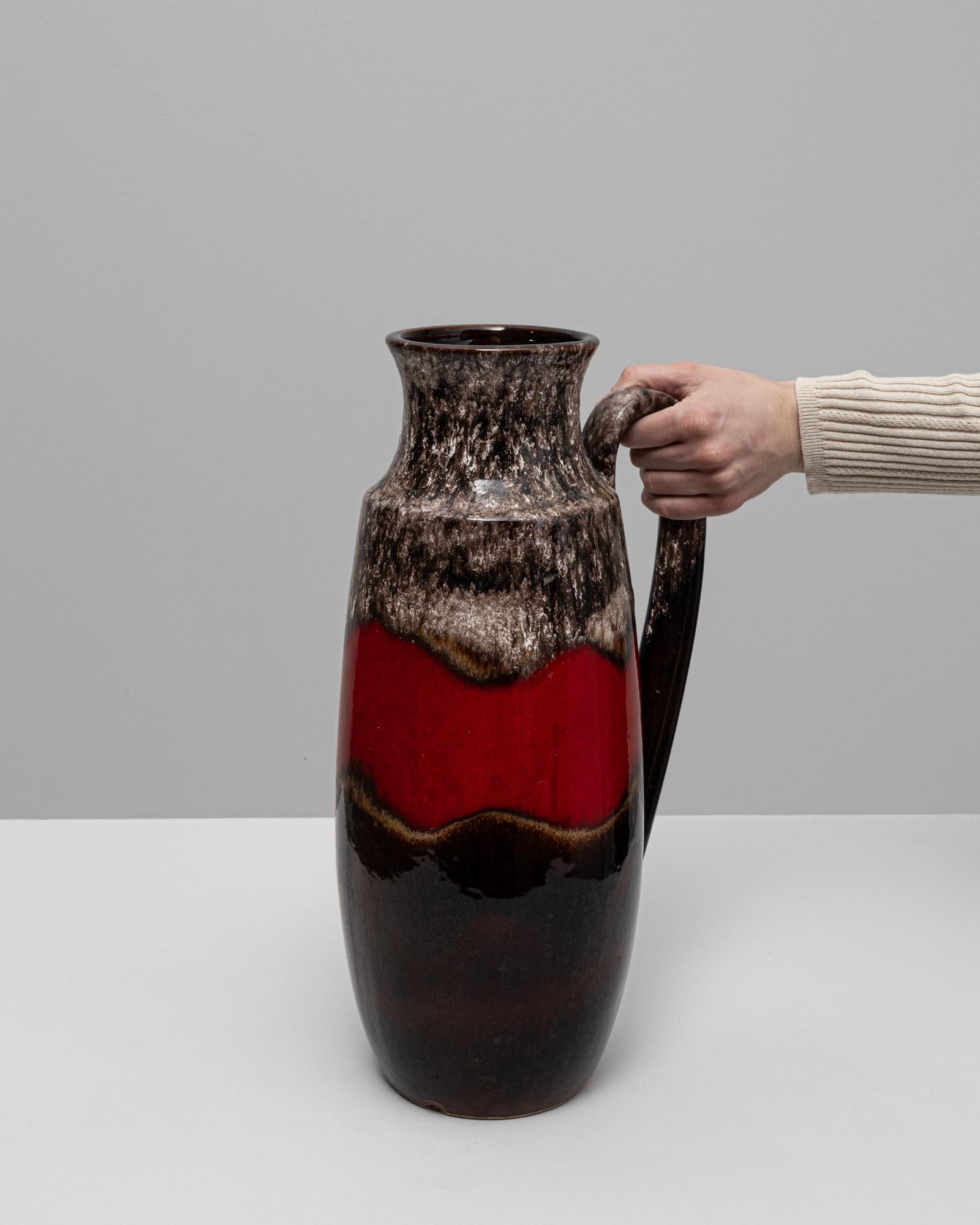 20ième siècle Vase en céramique allemande du 20e siècle 