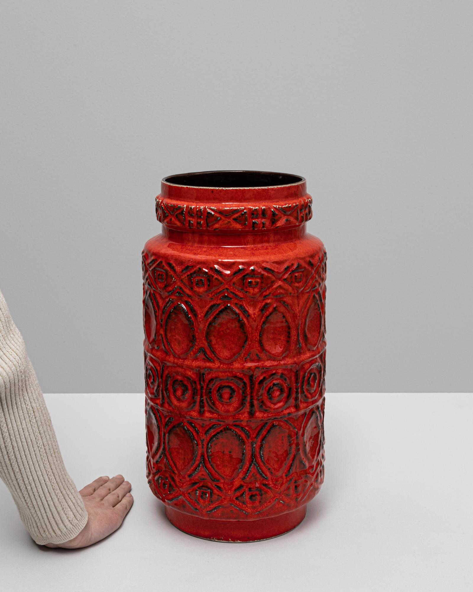 20ième siècle Vase en céramique allemande du 20e siècle 