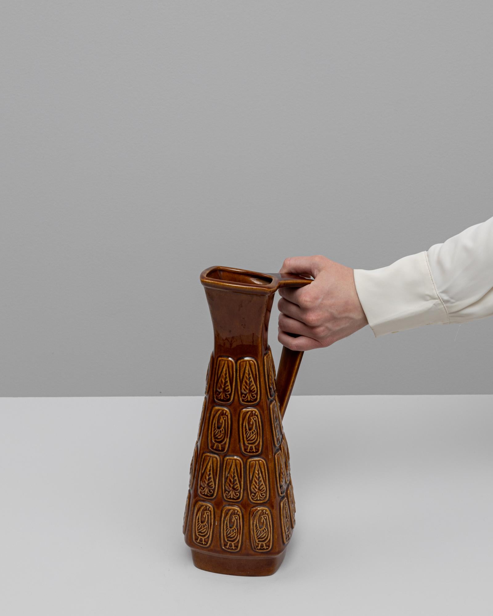 Jarrón de cerámica alemán del siglo XX 