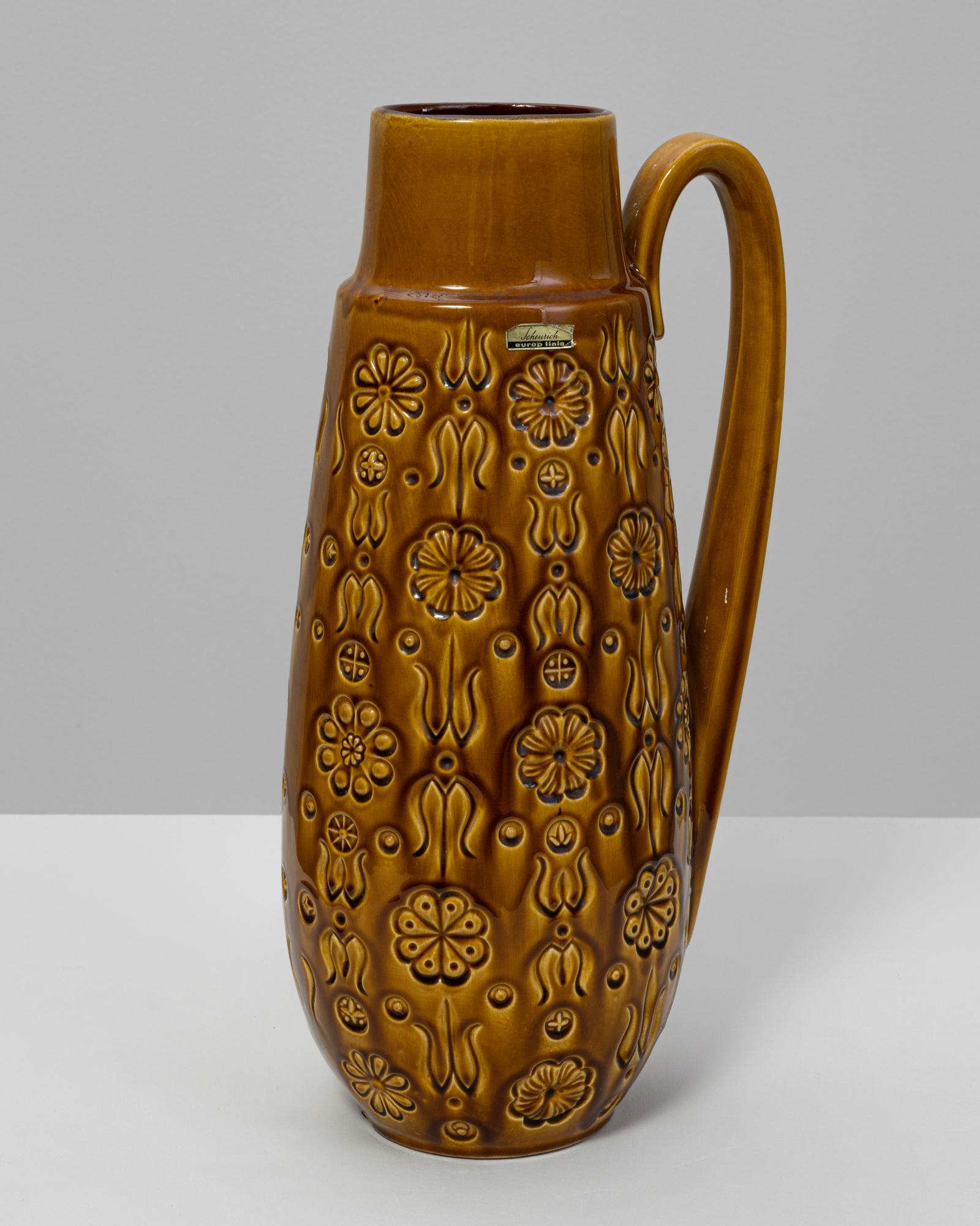 Vaso in ceramica tedesco del XX secolo 