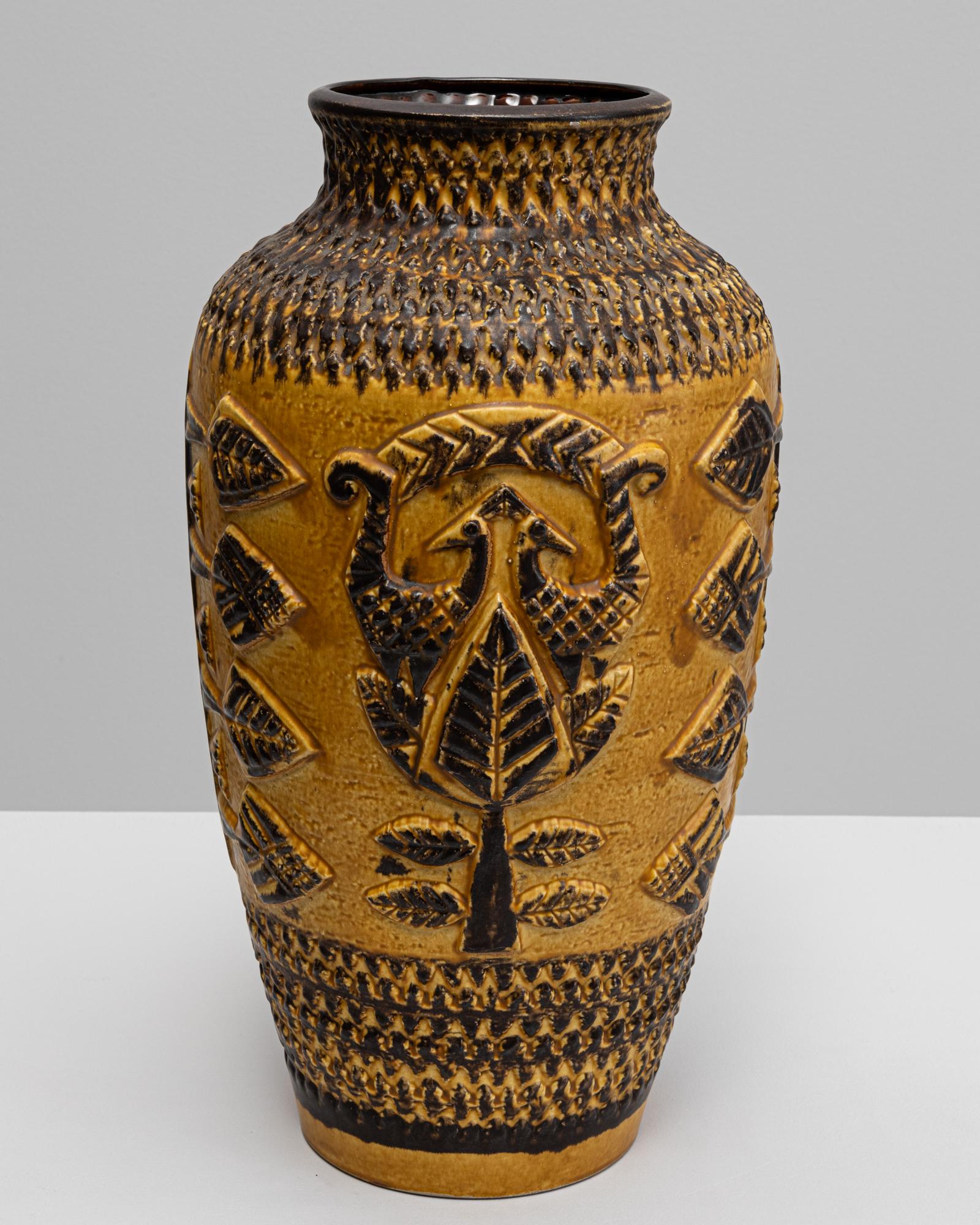 Vaso in ceramica tedesco del XX secolo 