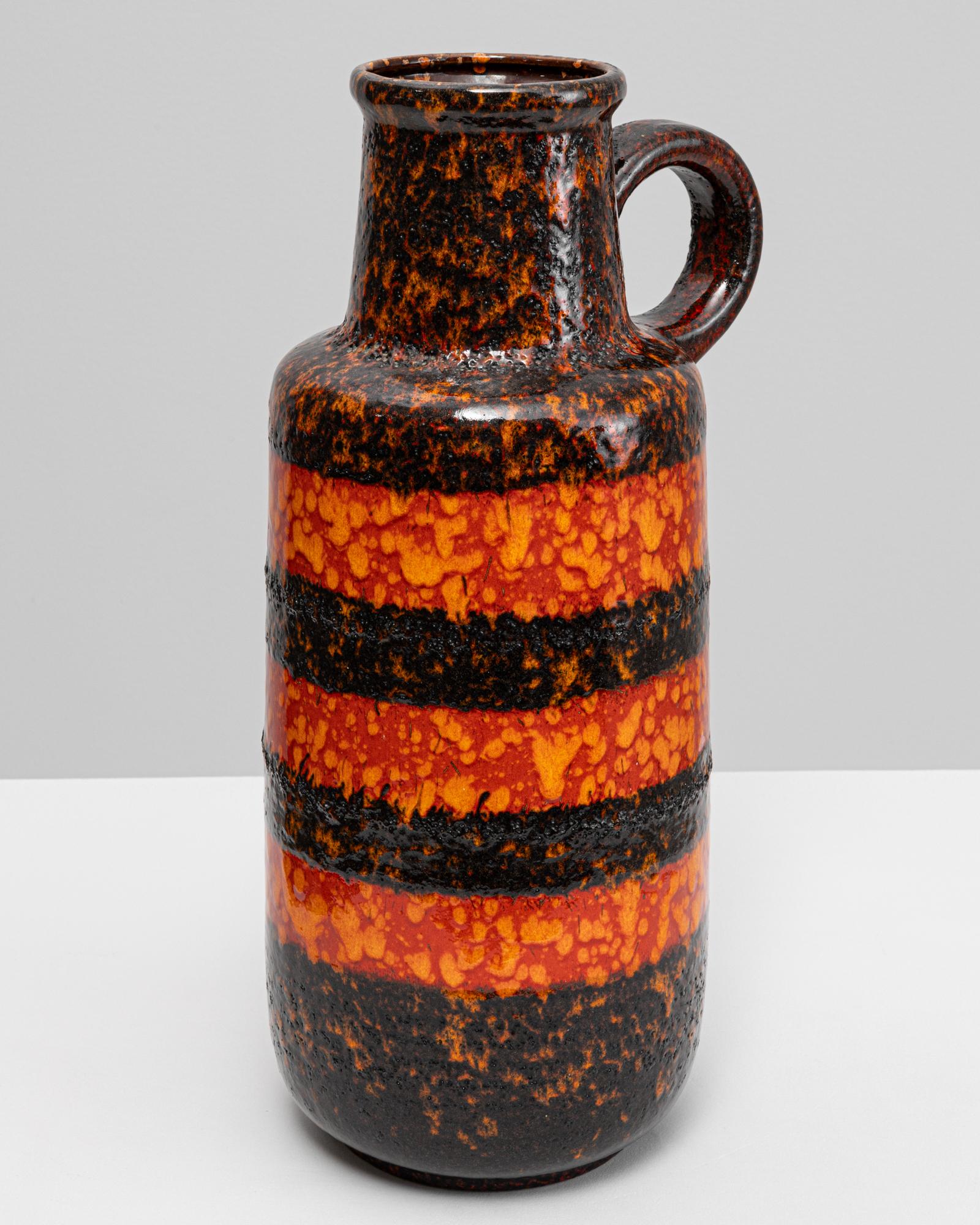 Vaso in ceramica tedesco del XX secolo 