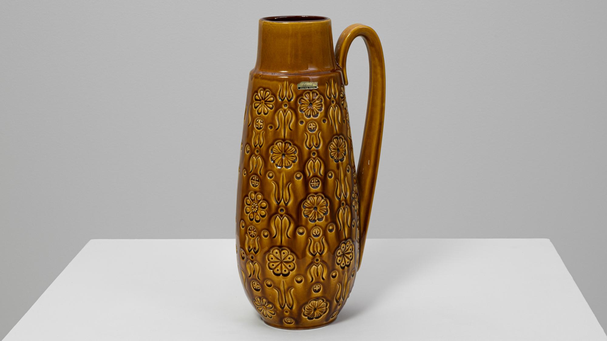 Vaso in ceramica tedesco del XX secolo 