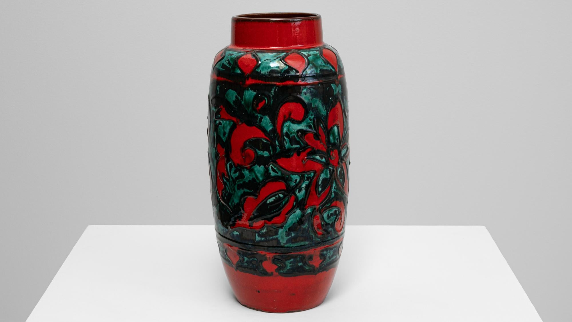 Vase en céramique allemande du 20e siècle 