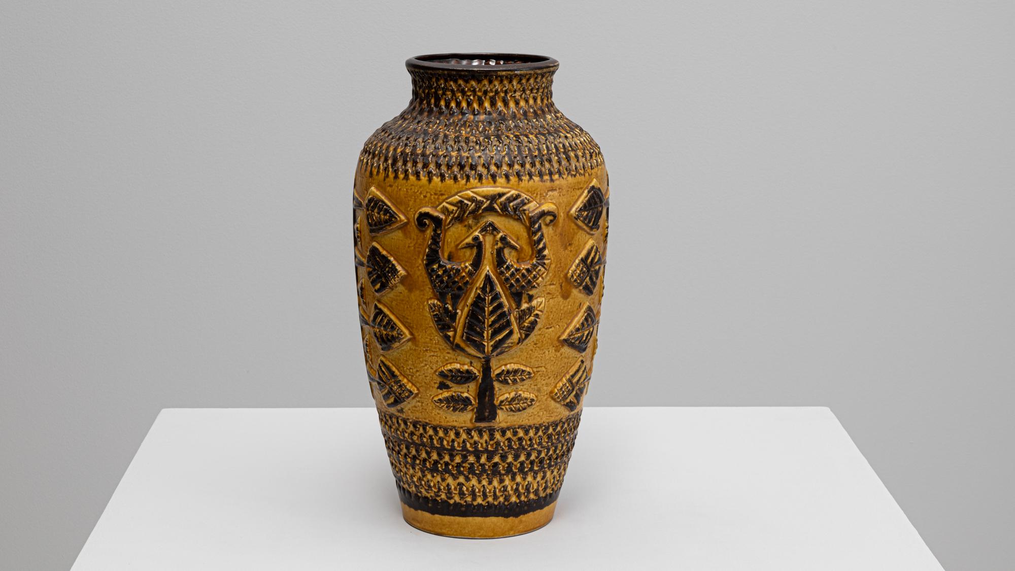 Vaso in ceramica tedesco del XX secolo 