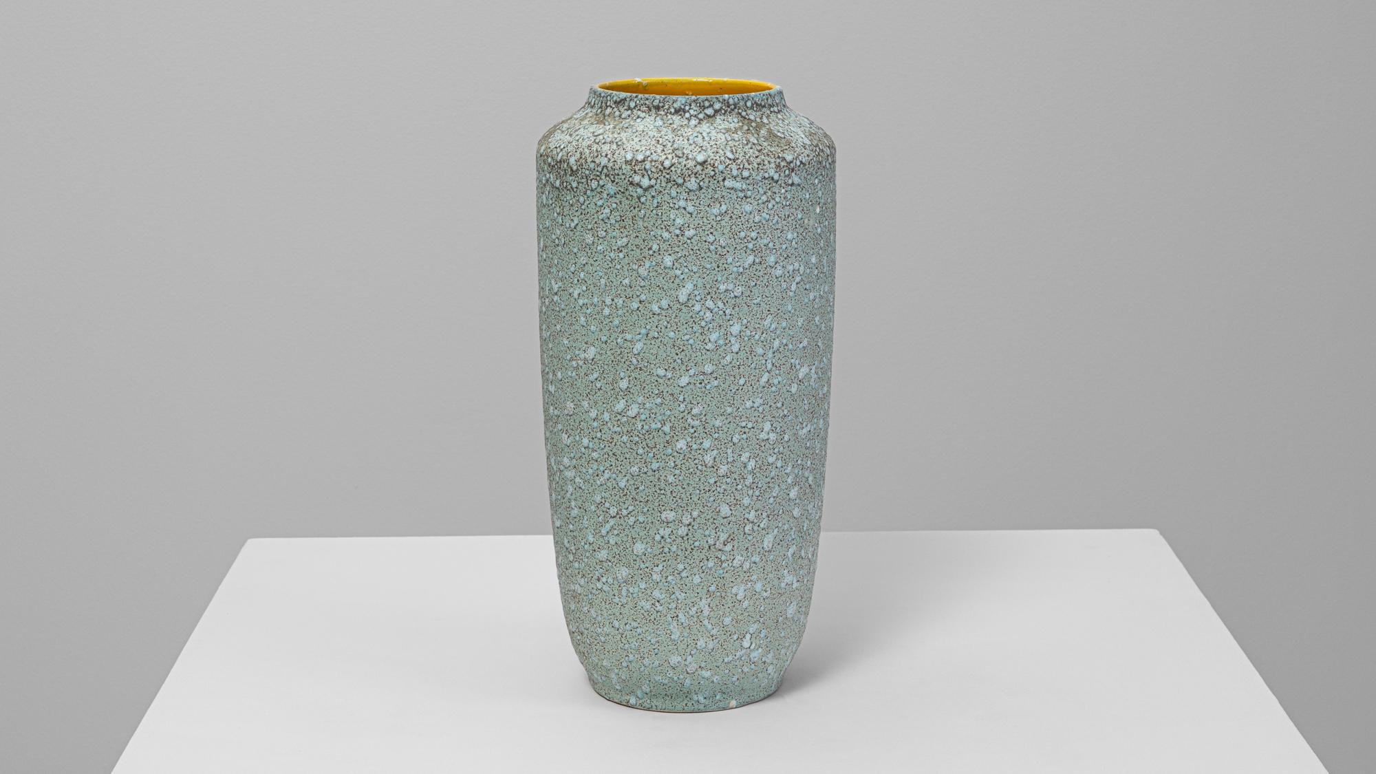 Jarrón de cerámica alemán del siglo XX 'W. Alemania