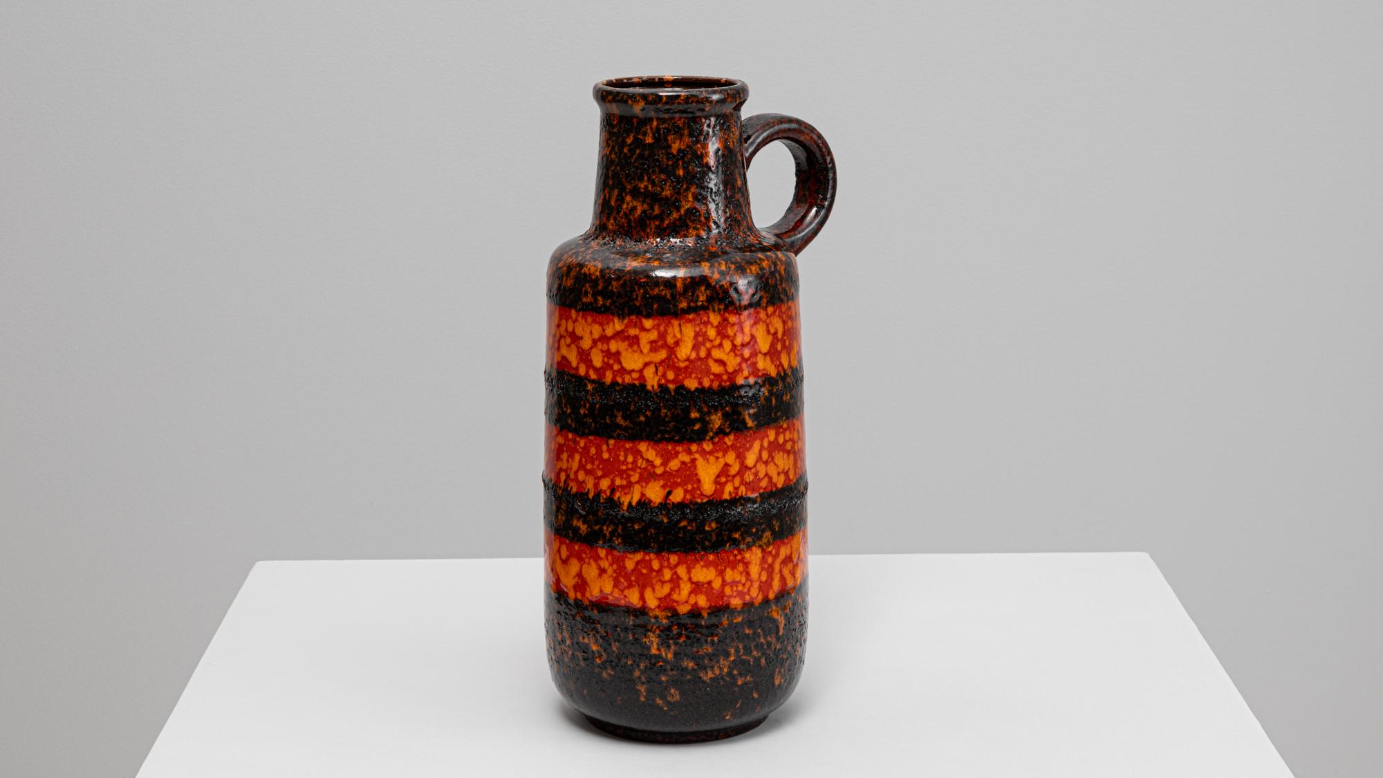 Vaso in ceramica tedesco del XX secolo 