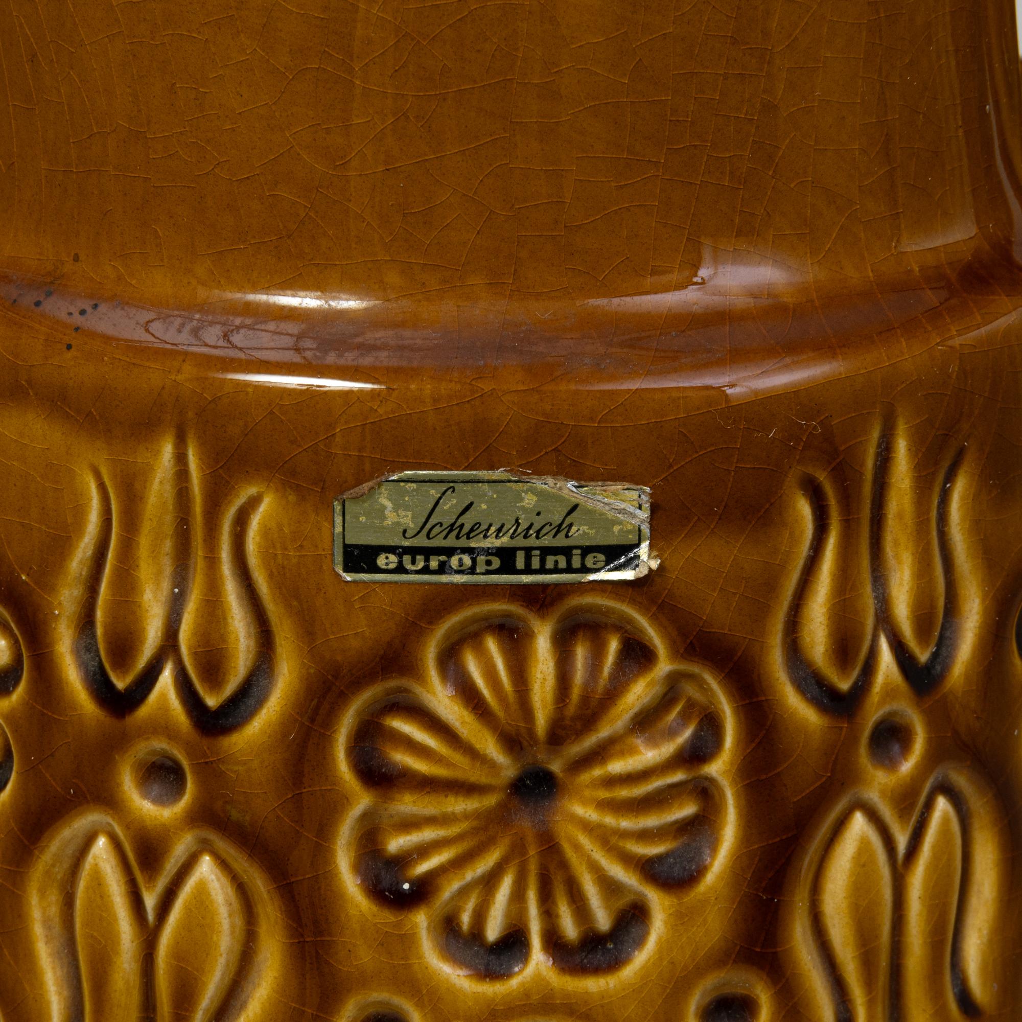 Vaso in ceramica tedesco del XX secolo 