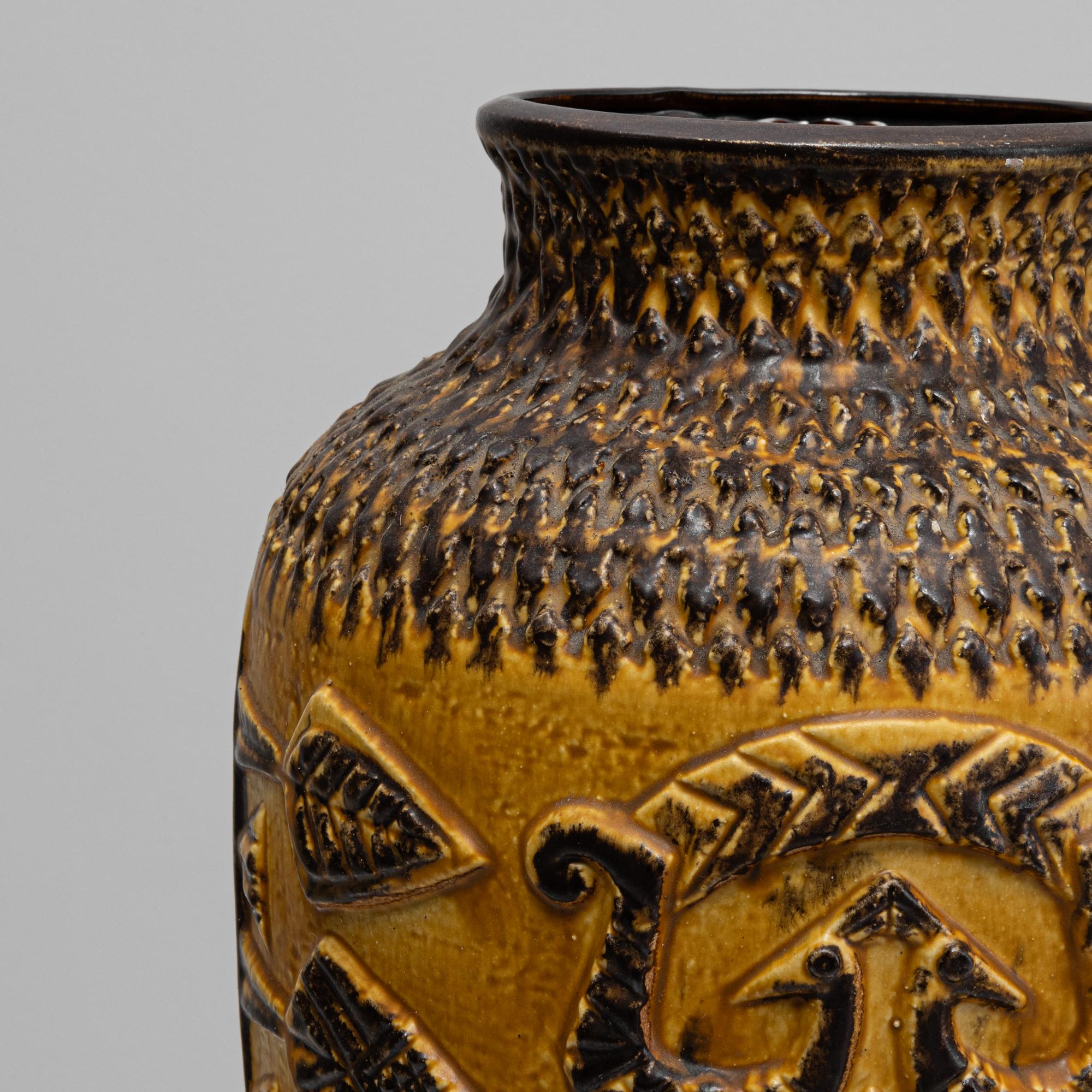 Vaso in ceramica tedesco del XX secolo 