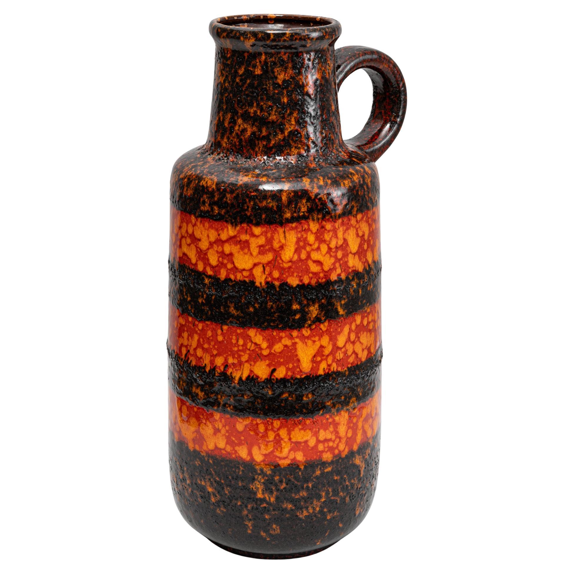 Vaso in ceramica tedesco del XX secolo "W. Germania" in ceramica