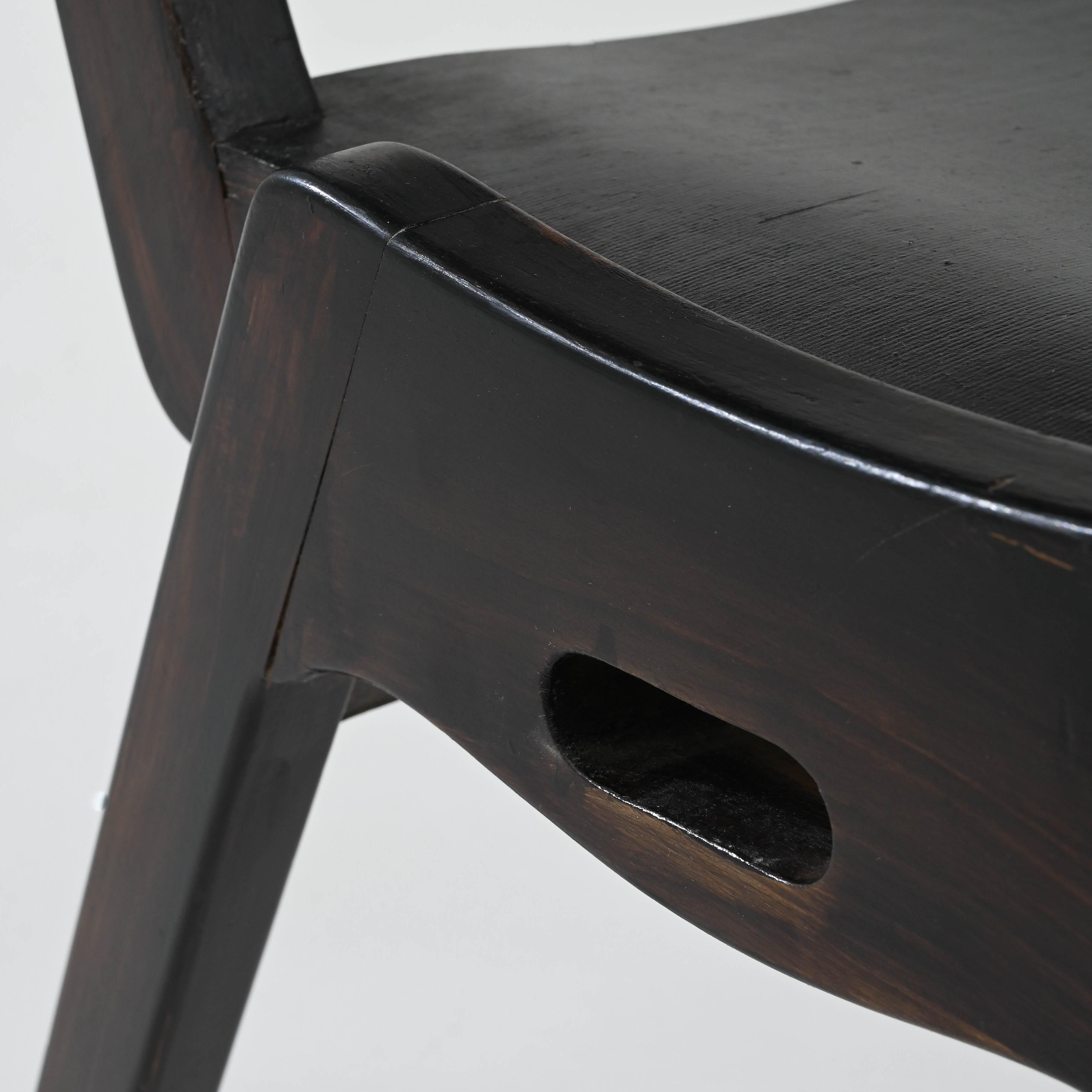 20th Century German Wooden Dining Chair For Sale 8