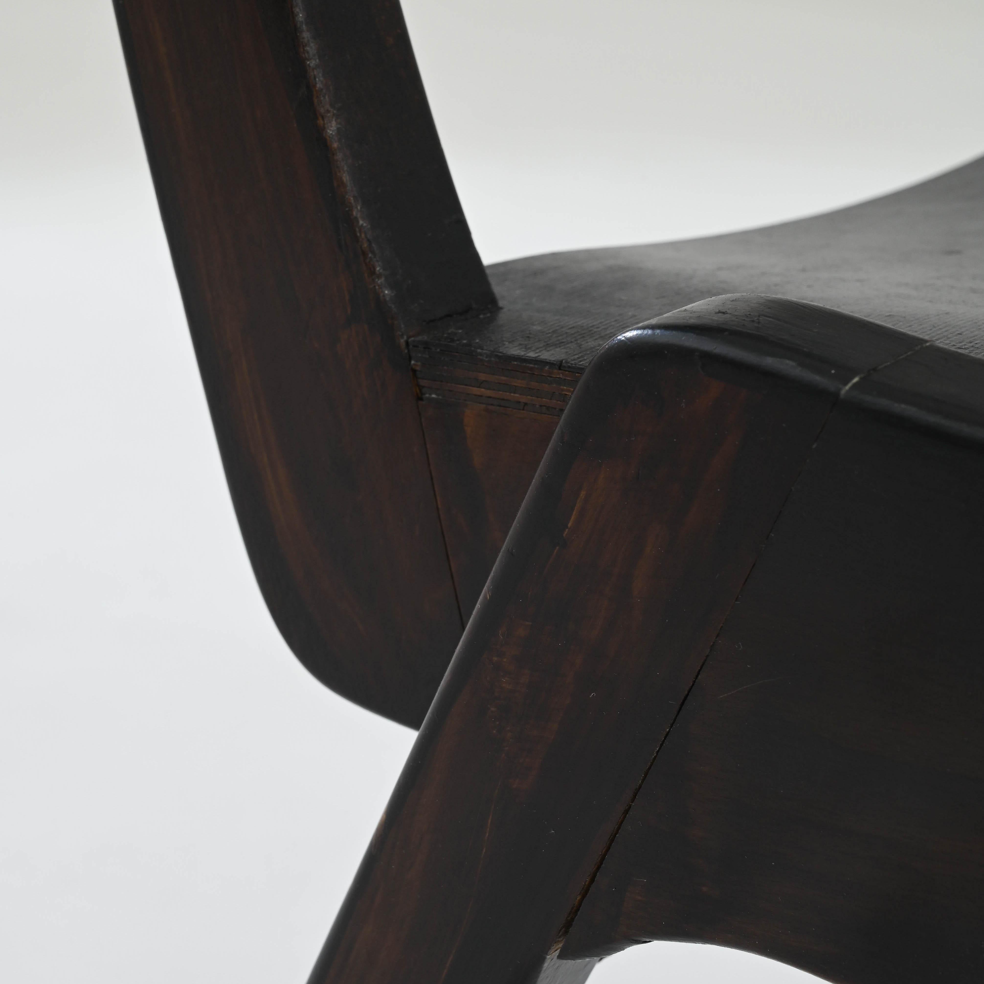 20th Century German Wooden Dining Chair For Sale 9