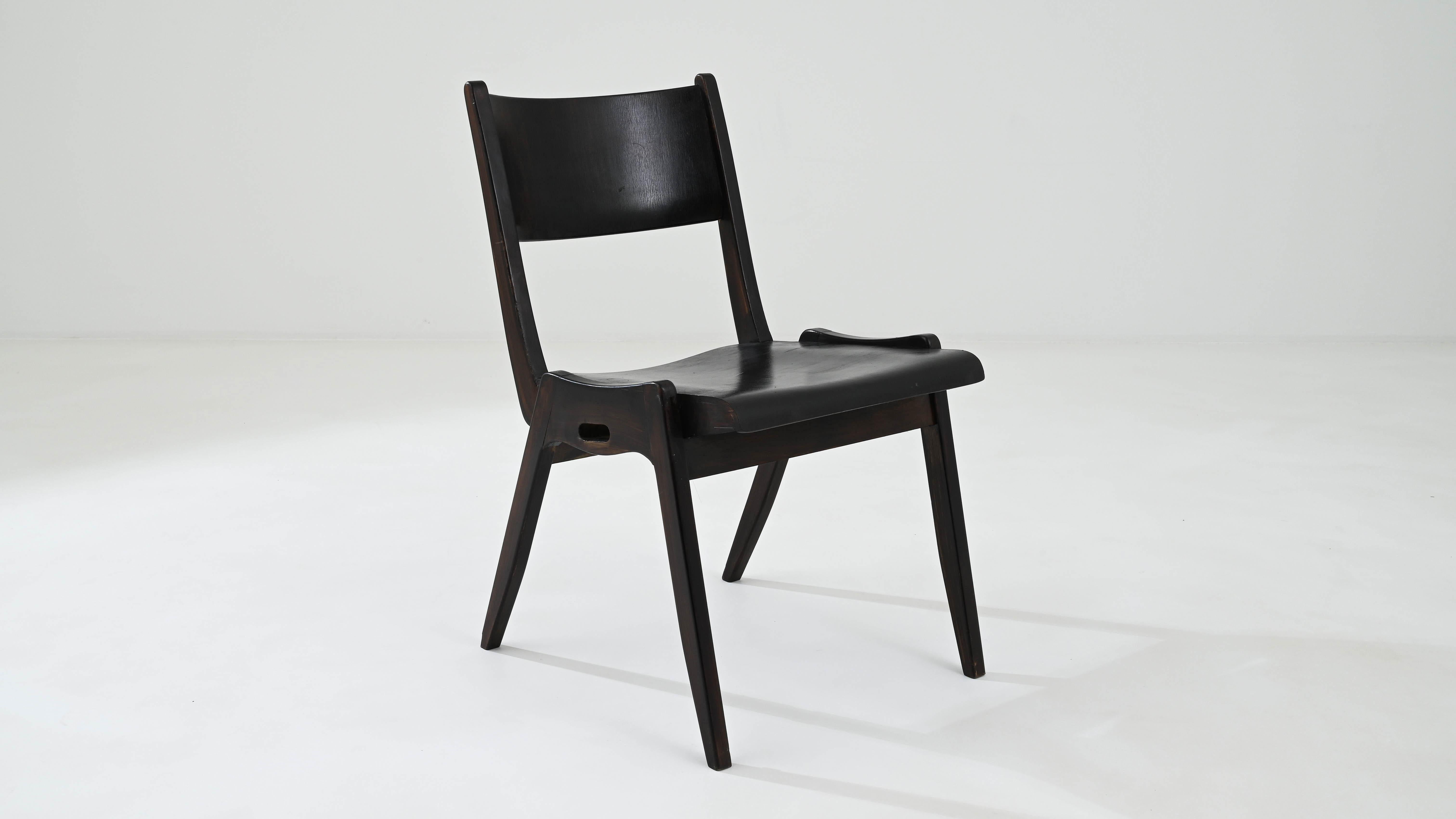 20th Century German Wooden Dining Chair For Sale 6