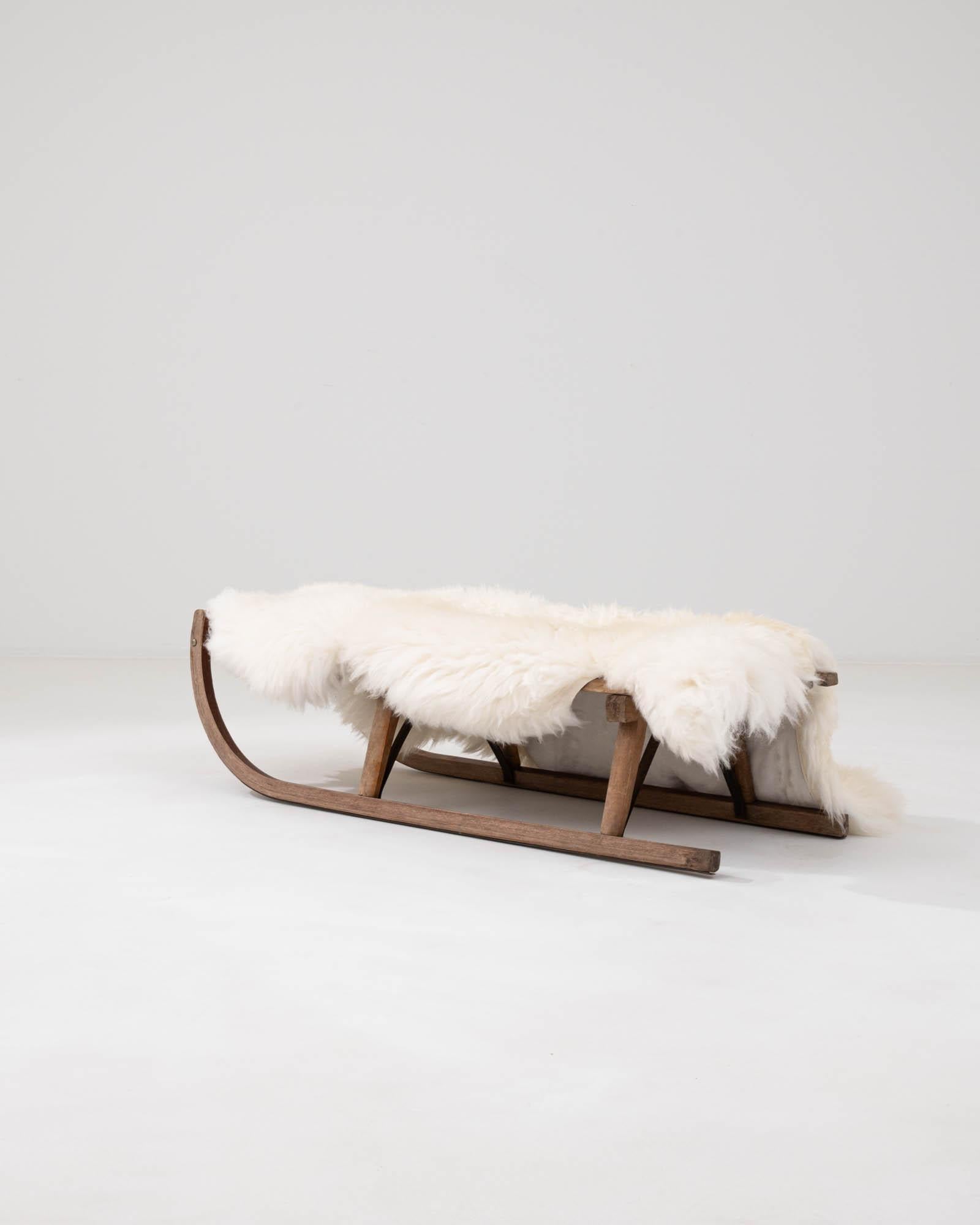 20th Century German Wooden Sled By Davos For Sale 5