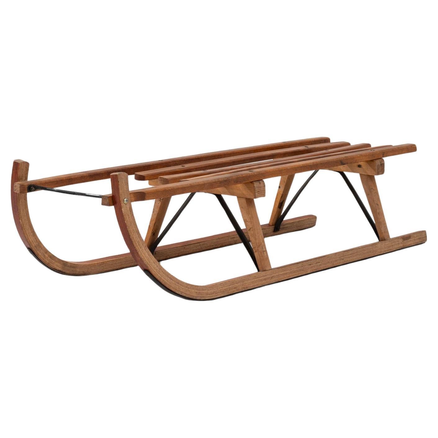 How much is an old wooden sled worth?