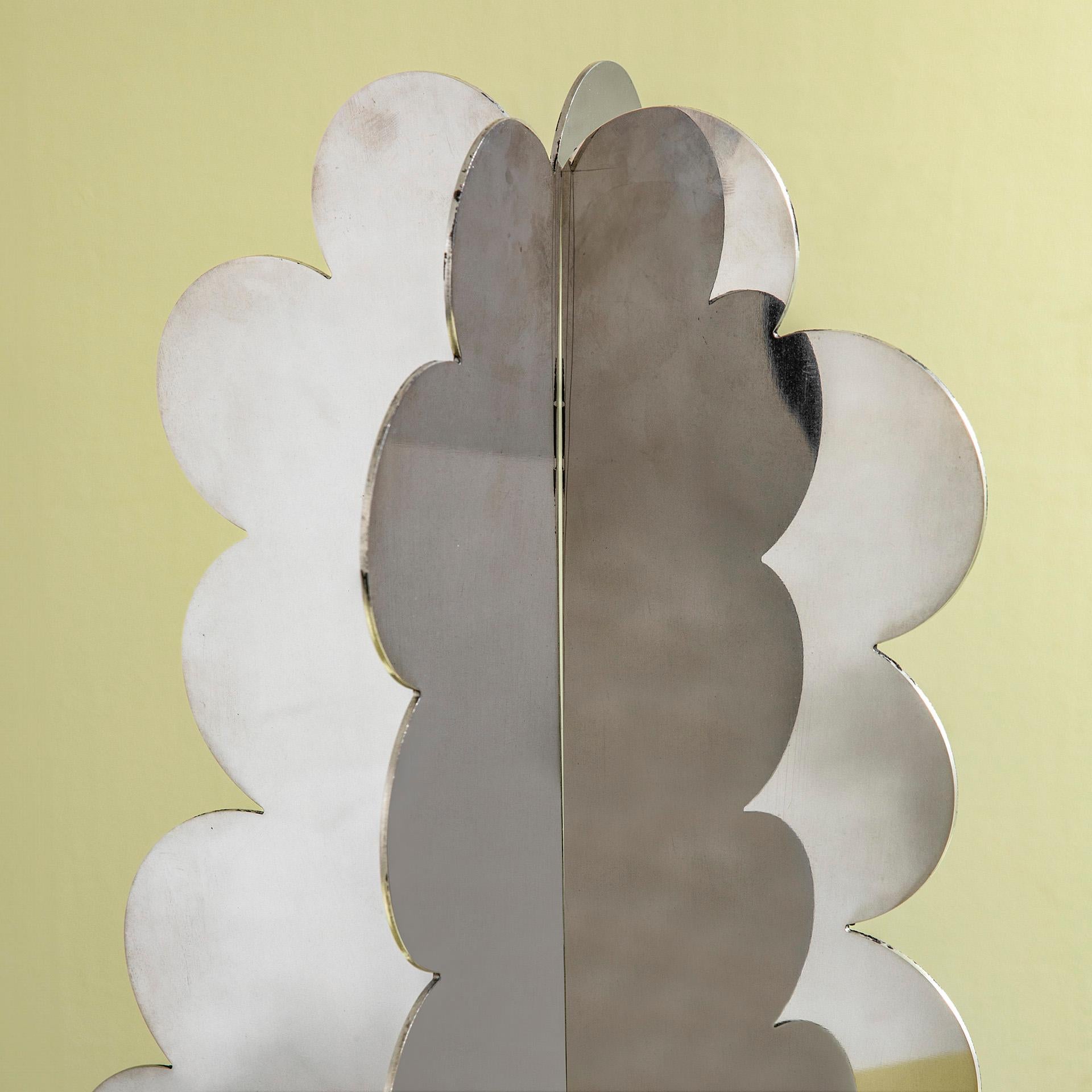 Mid-Century Modern 20th Century Giacomo Balla for Gavina Sculpture model Nuvolo in Steel For Sale