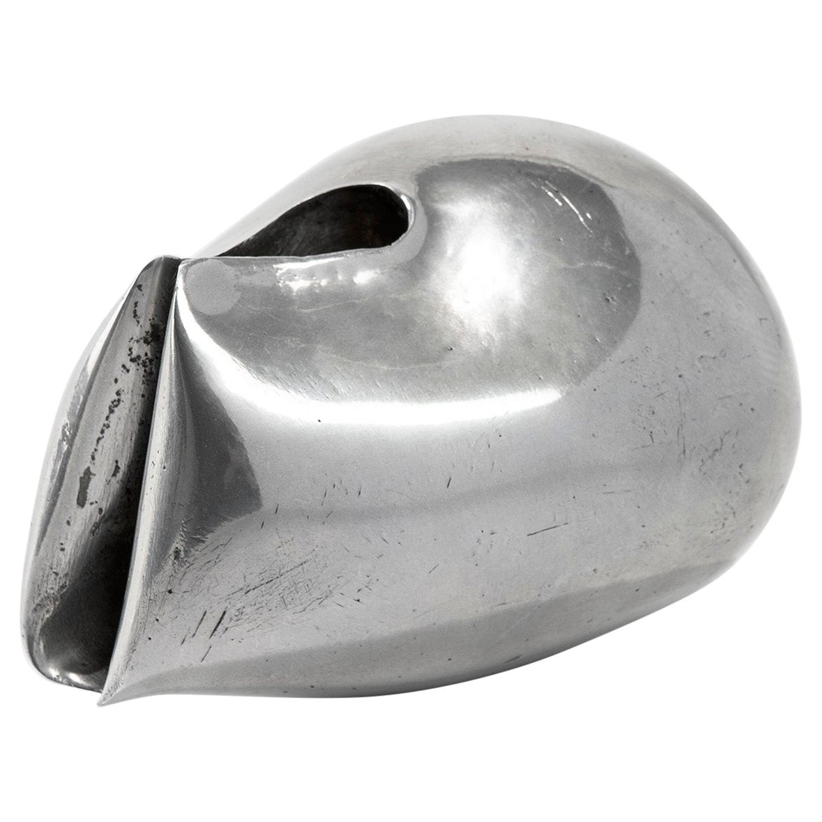 20th Century, Giacomo Benevelli Chromed Sculture, 60s en vente