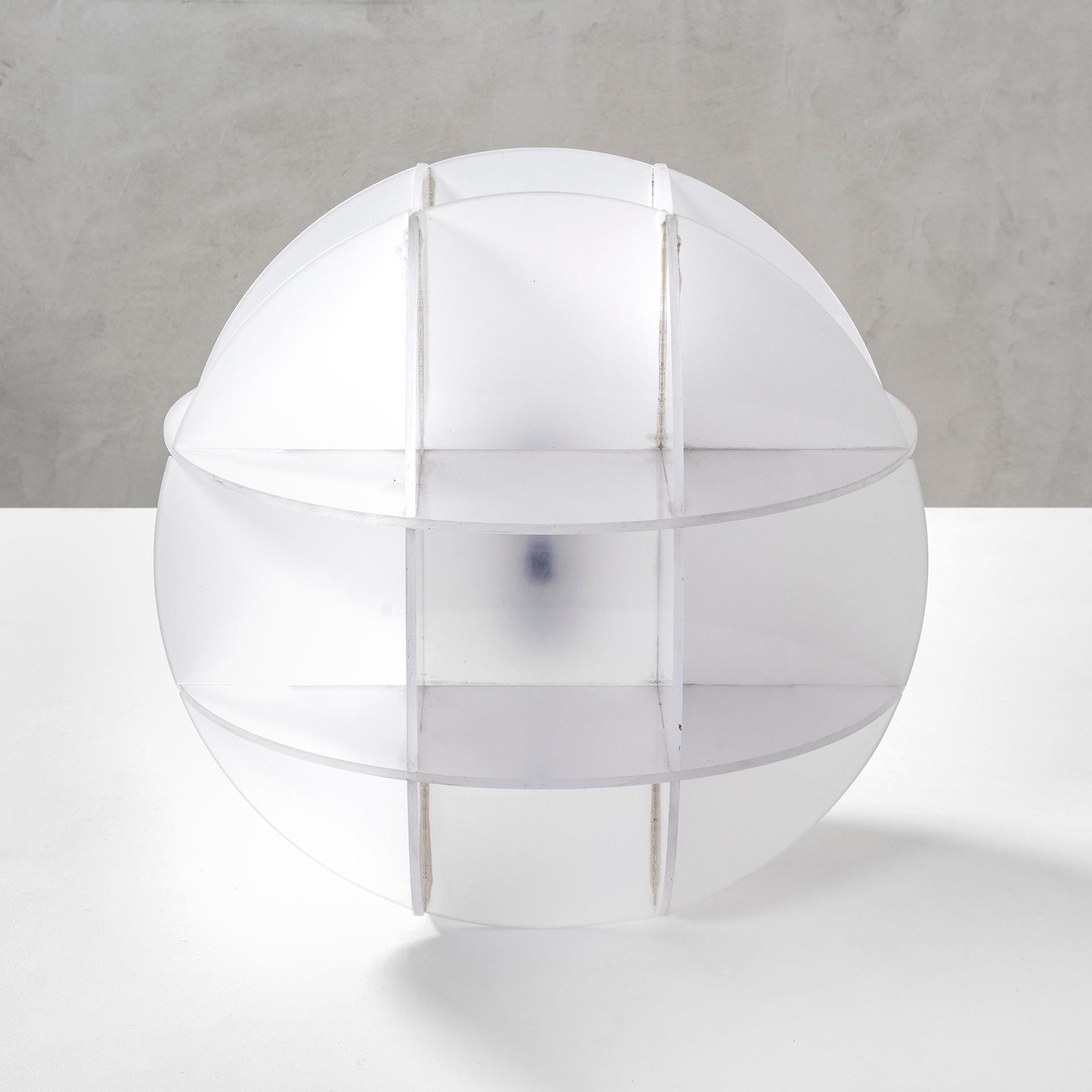 Plexiglass 20th Century Gianfranco Fini Table or Floor Lamp 