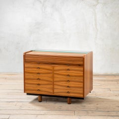 20th Century, Gianfranco Frattini for Bernini Cabinet with Desk mod. 804