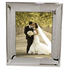 20th Century Giant Italian Sterling Sterling Silver Picture Frame