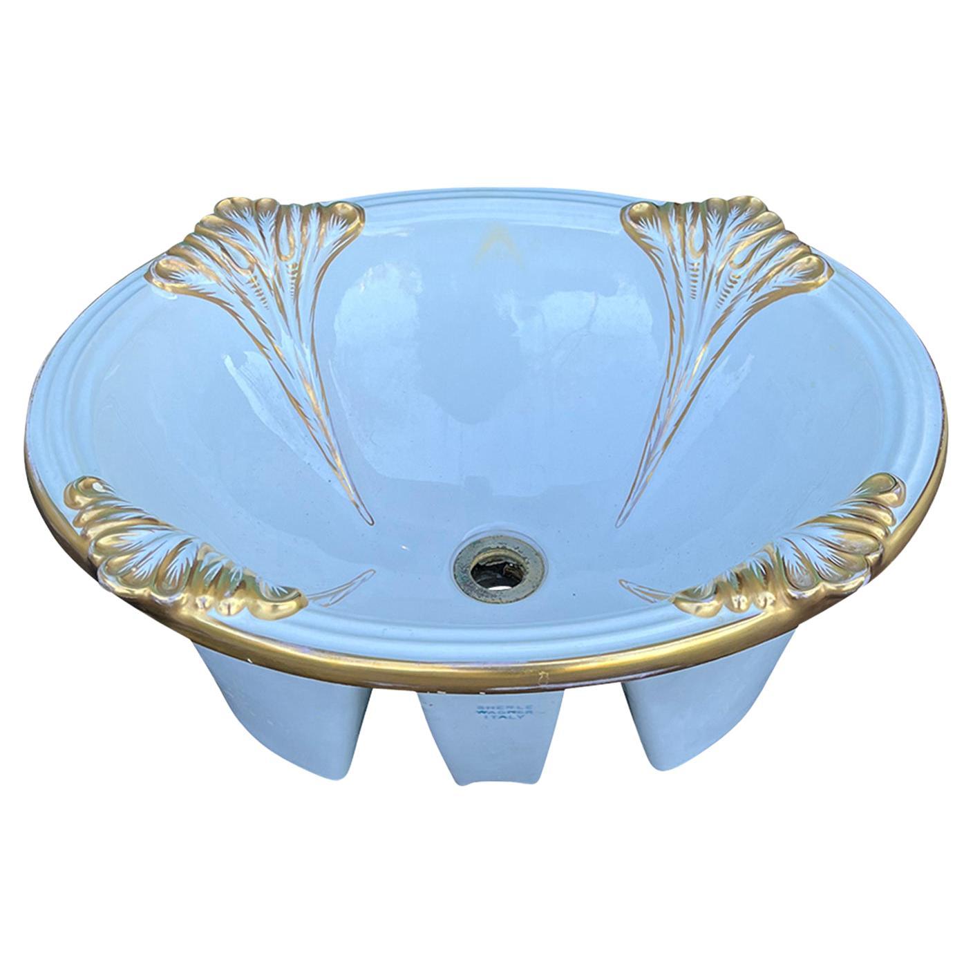 High Victorian Porcelain Sink at 1stDibs