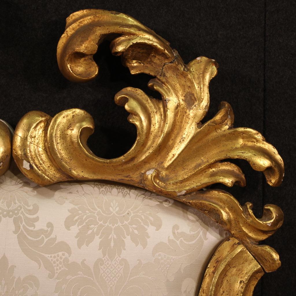 20Th Century Gilded Wooden Baroque Style Headboard, 1970 4