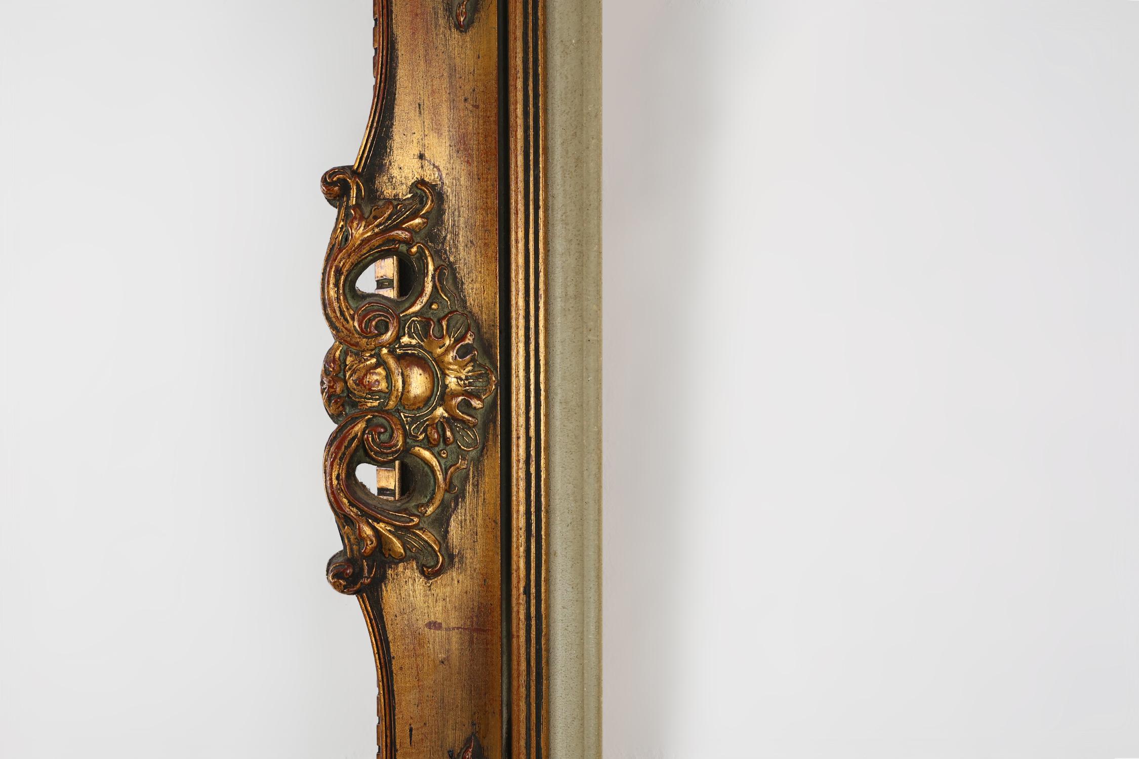 Marco de pintura de madera dorada del siglo XX, Bélgica Tallado en venta