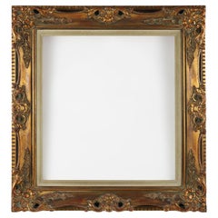 Cornice per quadri in legno dorato del XX secolo, Belgio